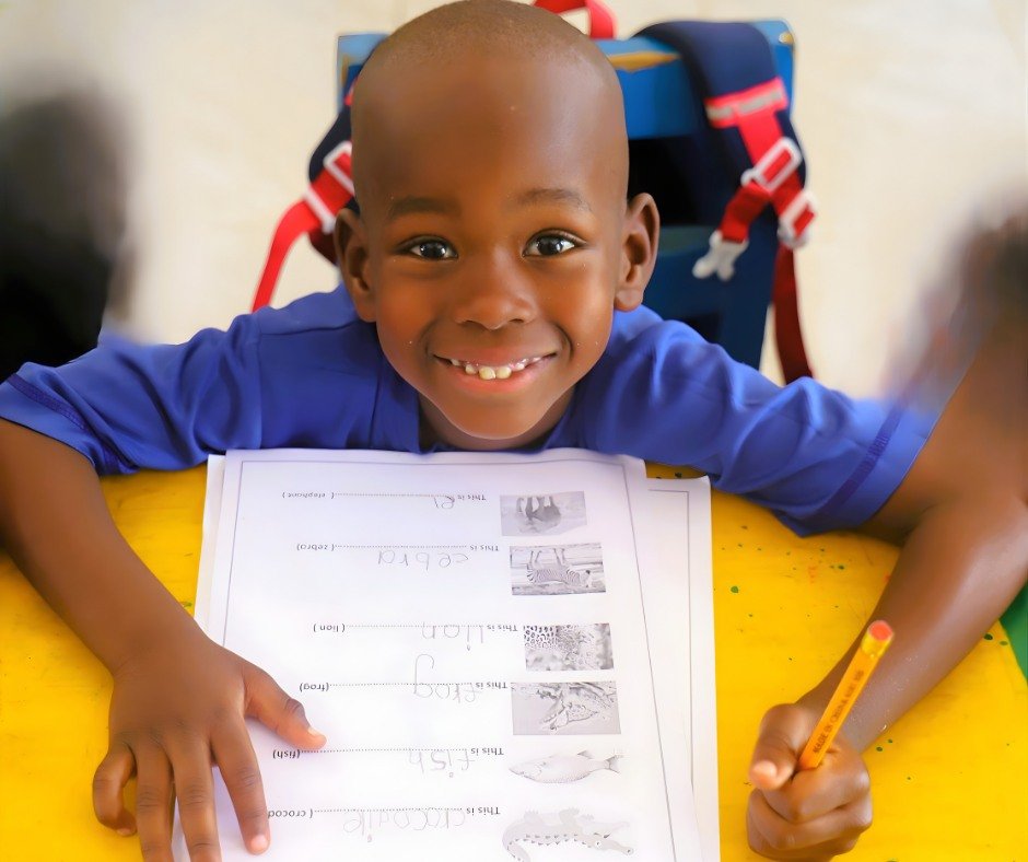The world gets a little bigger every time Gilad spells a new word.

Gilad beams with pride as he practices spelling and identifying animals on his worksheet&mdash;pencil in hand, eyes focused, and confidence growing with every word he gets right. It&