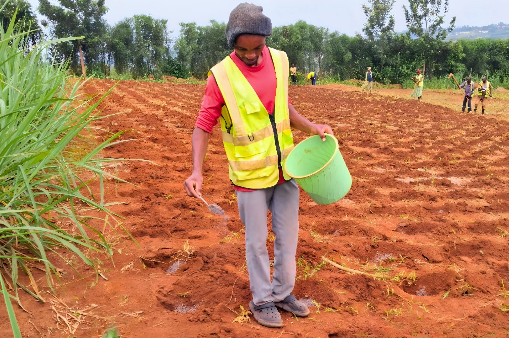 60 farmers trained&mdash;and the impact is already multiplying.

In this photo, our team is putting Farming God&rsquo;s Way into practice&mdash;agricultural methods they learned through a generous grant from our partners at Hope &amp; Equip. What&rsq
