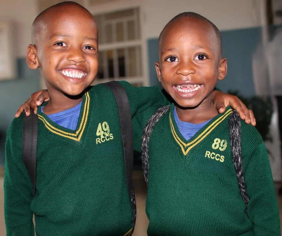 We asked Ntwari and Jonathan for a big smile&mdash;and they didn&rsquo;t hold back.

Jonathan told us it&rsquo;s easy to smile because he&rsquo;s happy to be at RCCS. He loves his teachers, enjoys learning, and is surrounded by friends who make every