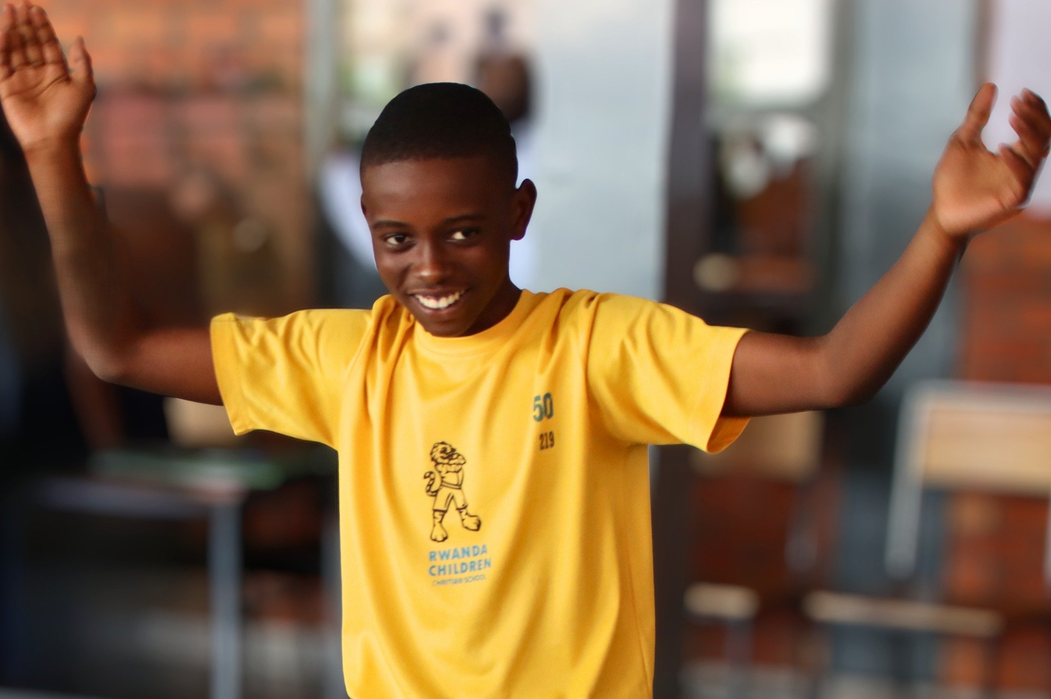 Friday joy.

Lucky is celebrating the end of a great week&mdash;arms up, smile wide, and ready for what comes next.

After days spent learning, growing, and giving his best in the classroom, it&rsquo;s time to play, recharge, and enjoy a well-earned 