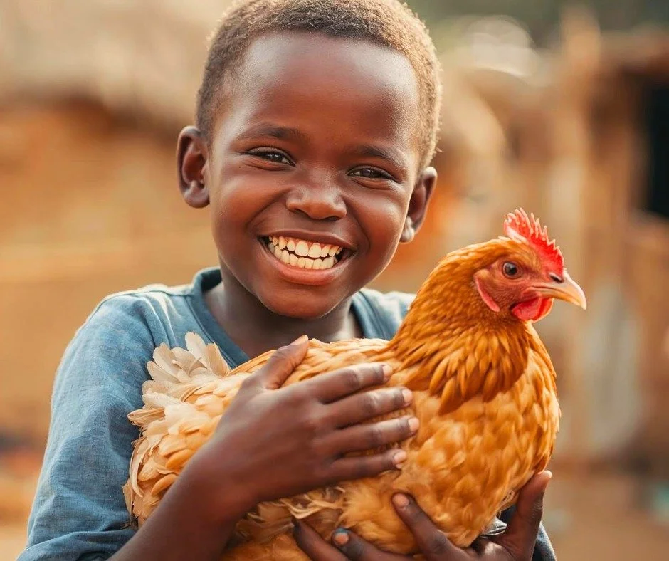 300 eggs. One year. One chicken. One family changed.

A single chicken can lay more than 300 protein-rich eggs each year &mdash; providing both nutrition and income for families who need it most.

For just $10, you can give a chicken to a family in R