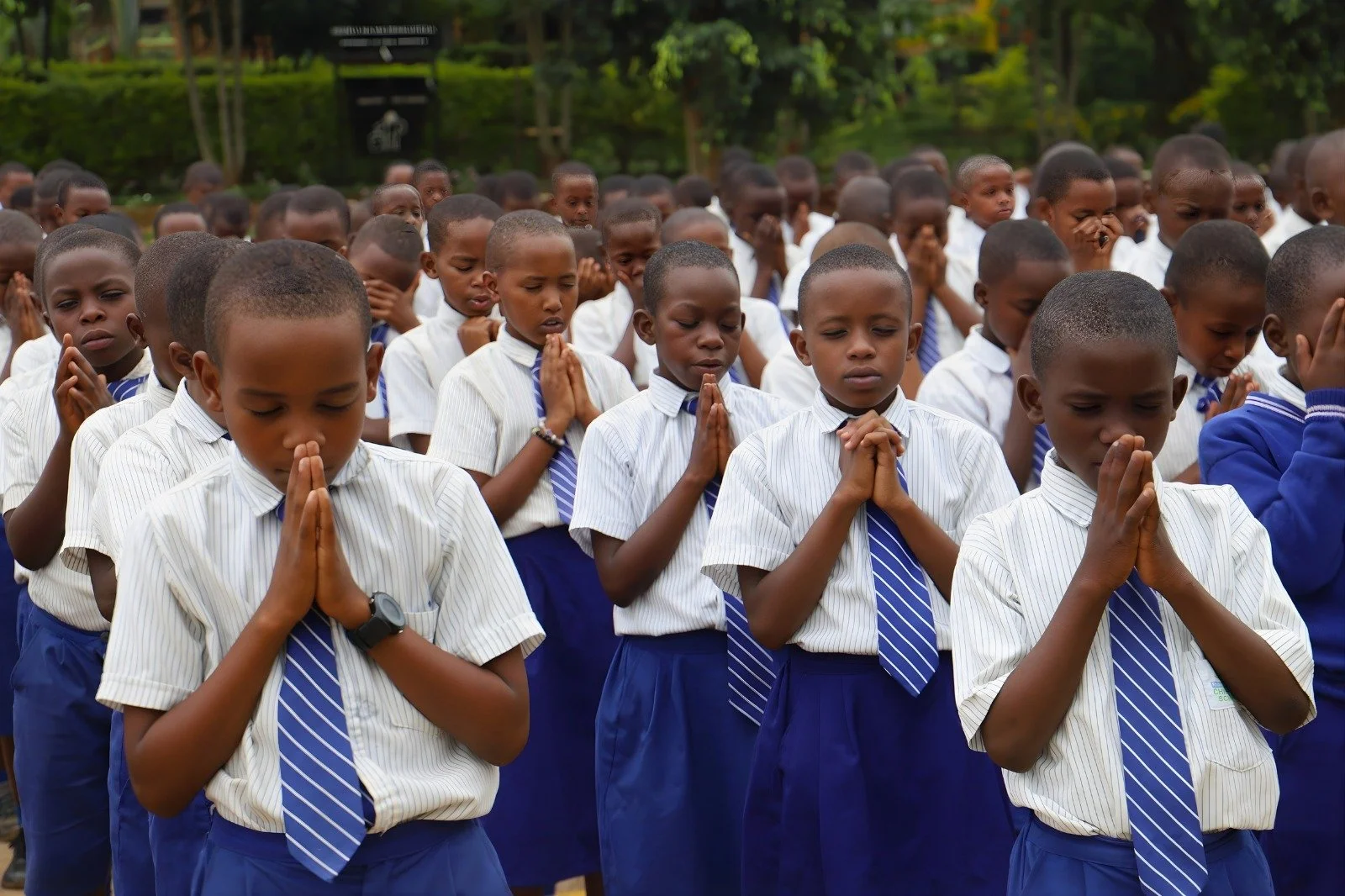 The story of Rwanda Children is, at its core, a story of resurrection &mdash; something new growing in a place once marked by death and loss.

This week, the school gathered to pray together before classes &mdash; quiet, peaceful, and beautiful. Hund
