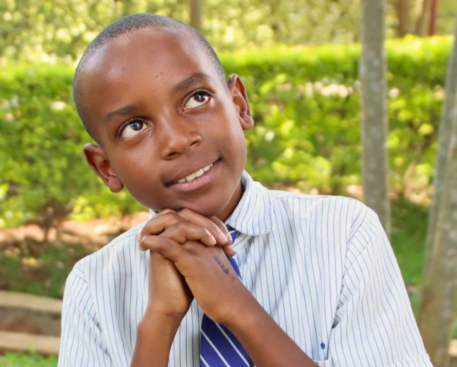 Eustache asked about his sponsor this week.

He wanted to know more about the person who is praying for him.

Eustache is 11 years old and in Primary 5. Right now, somewhere in Ntarama, he is probably practicing basketball and wondering about the per