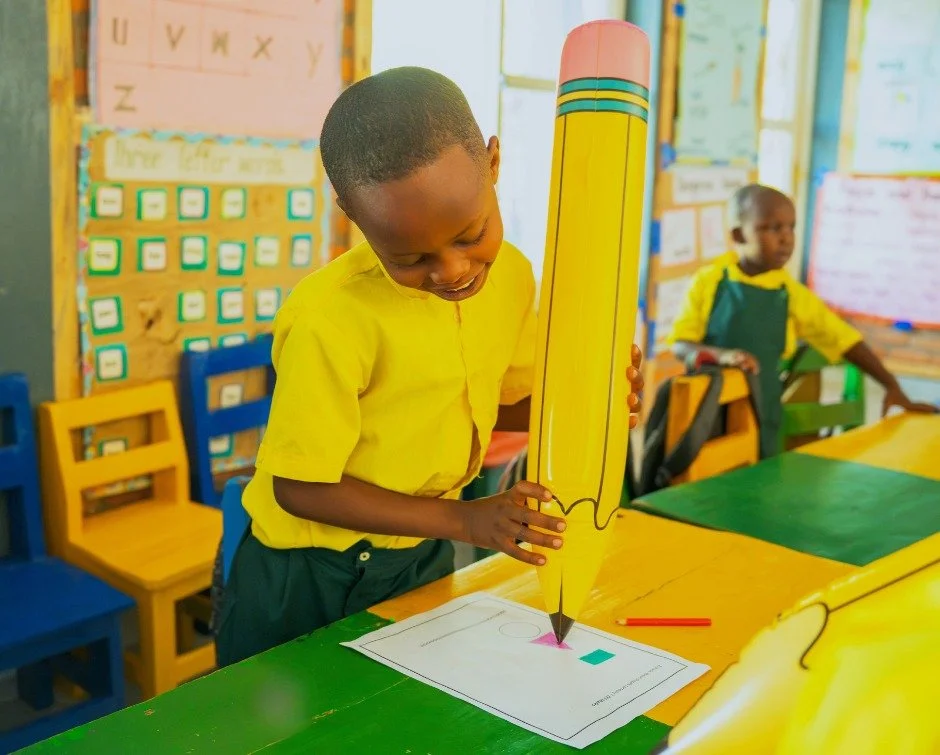 It starts with a pencil.

For our children, education is more than learning letters and numbers. Every lesson opens another door to opportunities that can shape the rest of their lives.

Every letter they trace.

Every word they read.

Every lesson t