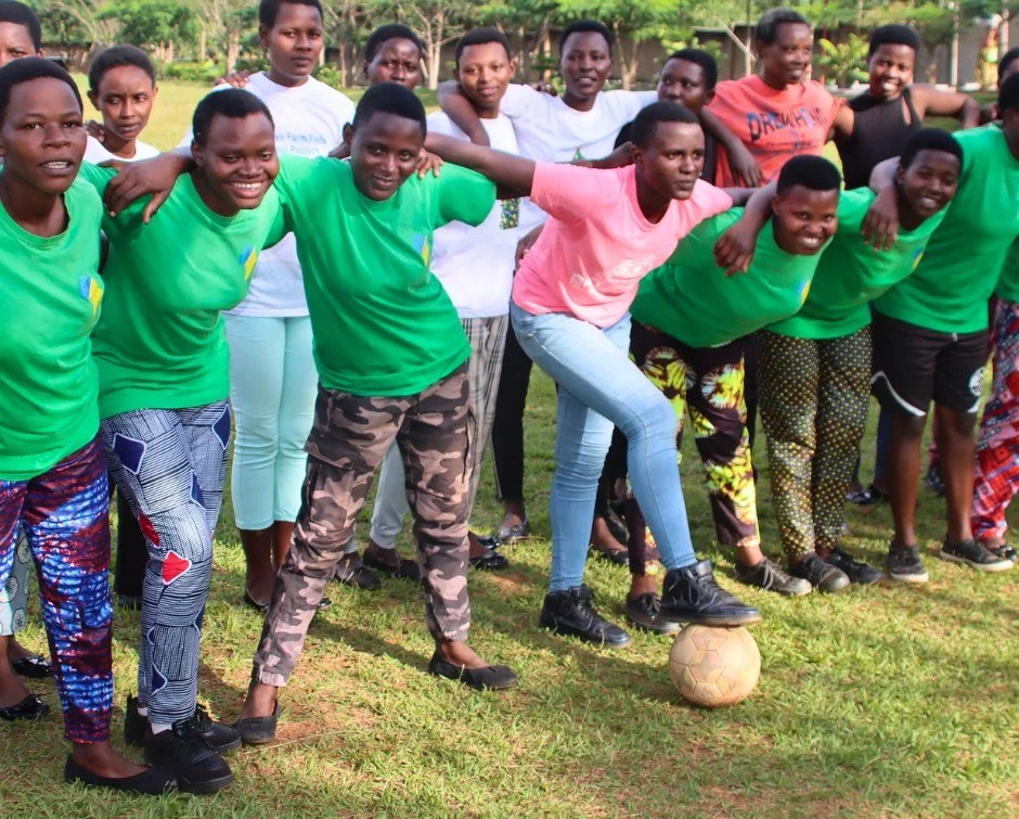 Not every lesson in our Sewing Training Program happens in the classroom.

Sometimes it happens on our soccer field.

After a day of learning new sewing skills, these remarkable women gather for a friendly game of soccer. The laughter comes easily, t