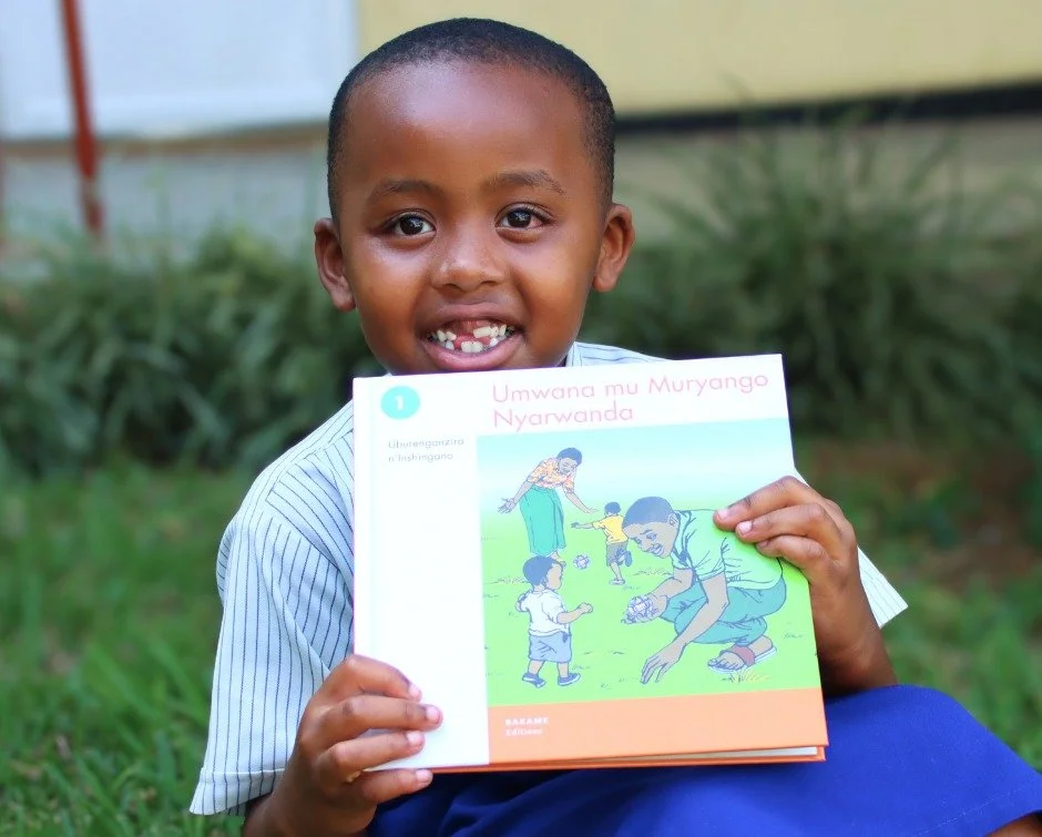 Meet Doriane.

She's 6 years old.

She's in Primary 1 at Rwanda Children Christian School.

And she wants to be a doctor.

Learning to read is one of the biggest milestones in a child's education. Every new word, every completed page, and every finis