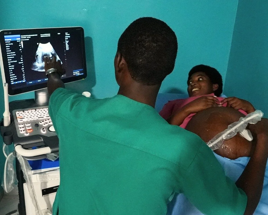 Before March, many pregnancy complications in our community couldn't be detected.

Now they can.

Earlier this year, Rwanda Children's Health Center received its first ultrasound machine.

Sabine Mbabazi, our Director of Health Center Operations, say