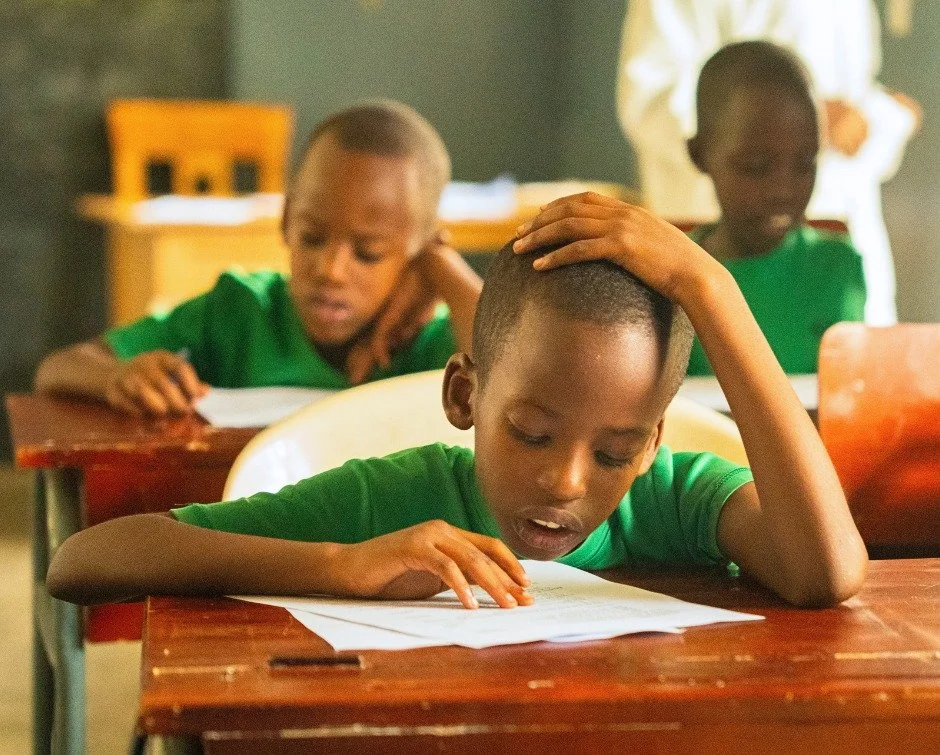Somebody's thinking hard.

The first week back at school means getting reacquainted with lessons, assignments, math, science&mdash;and the particular challenge of making your brain work after a long break.

This RCCS student appears to have reached t