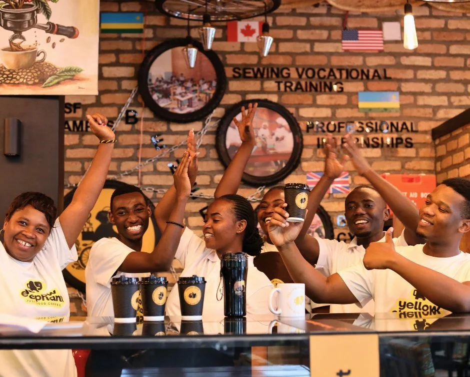 The hands went up when the numbers came in.

Yellow Elephant Coffee Shop had its highest weekly sales of the month.

Yvette, the shop&rsquo;s supervisor, put the moment into words: &ldquo;We are grateful for our customers and our amazing team.&rdquo;