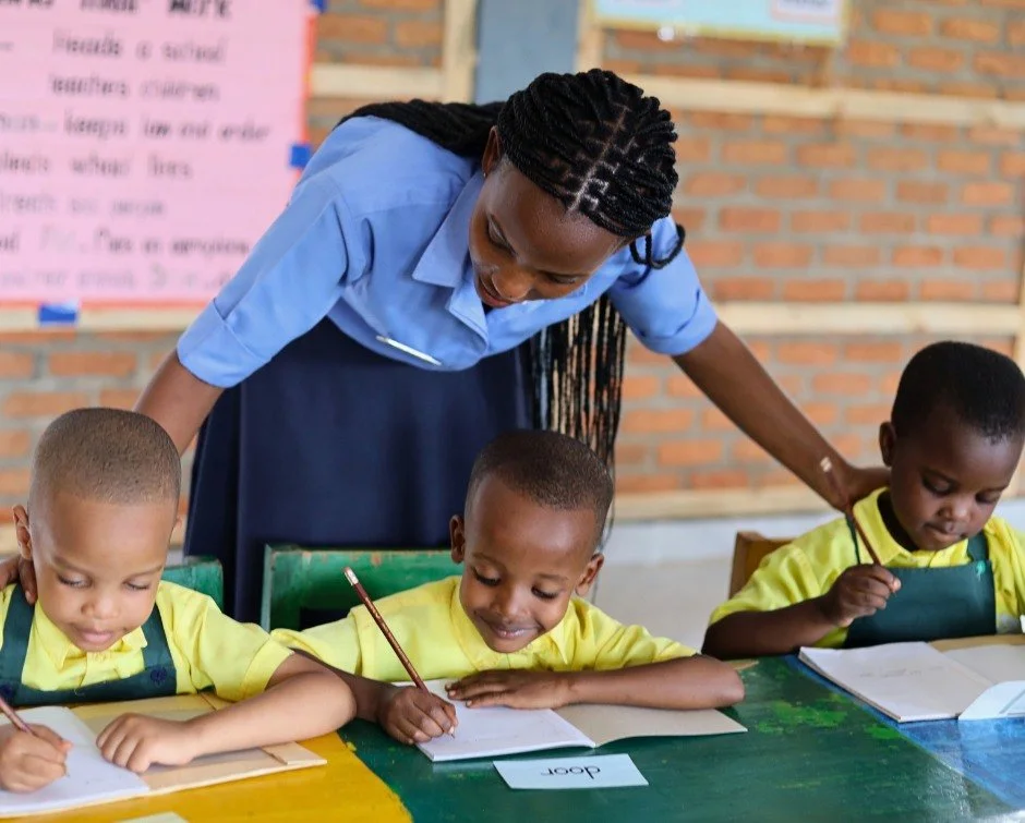 Yvette Dusabimana knows a RCCS classroom from both sides.

She grew up in Rwanda Children&rsquo;s care. Today, while finishing her university studies, she is serving as an assistant Early Childhood Development teacher at RCCS.

Her focus this term is