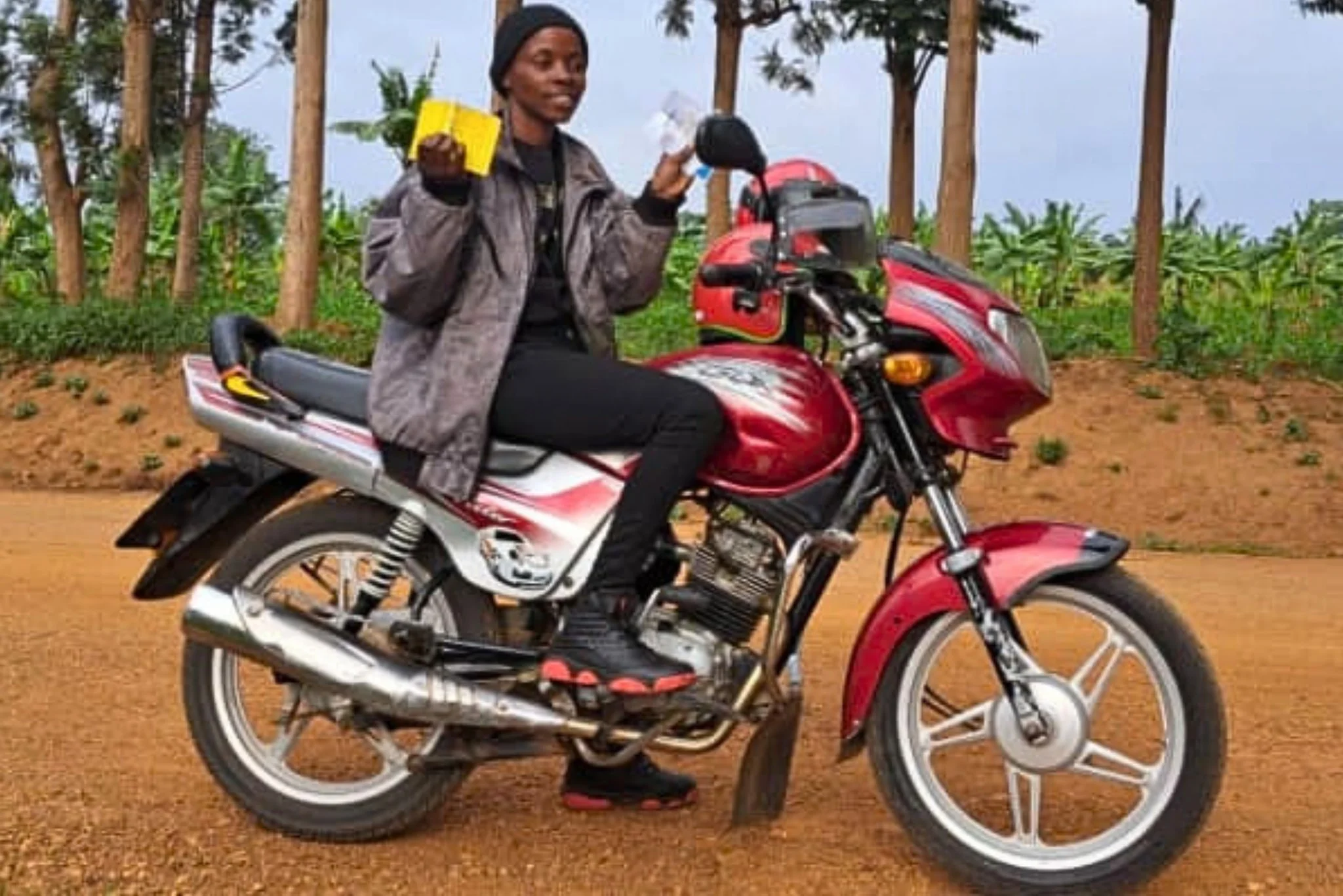 Meet Vanessa Igihozo.

With a $1,034 loan through Rwanda Children&rsquo;s Family Transformation Microfinance Program, Vanessa now runs her own motorcycle taxi business, carrying passengers and earning income for her family.

On a normal day, she can 