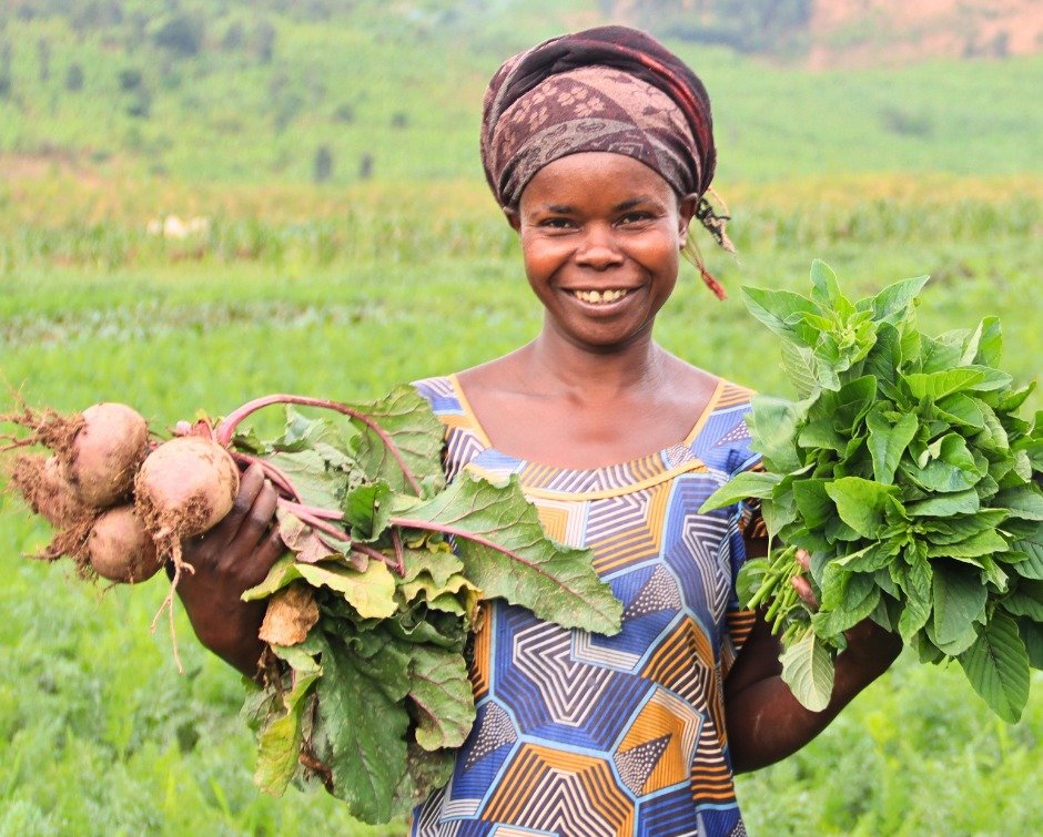 Since February, Delphine has worked part-time in Rwanda Children&rsquo;s marshland fields. She&rsquo;s also put her earnings to work: she now raises 30 chickens, giving her a second source of income.

This week, she delivered a harvest of eggplants, 