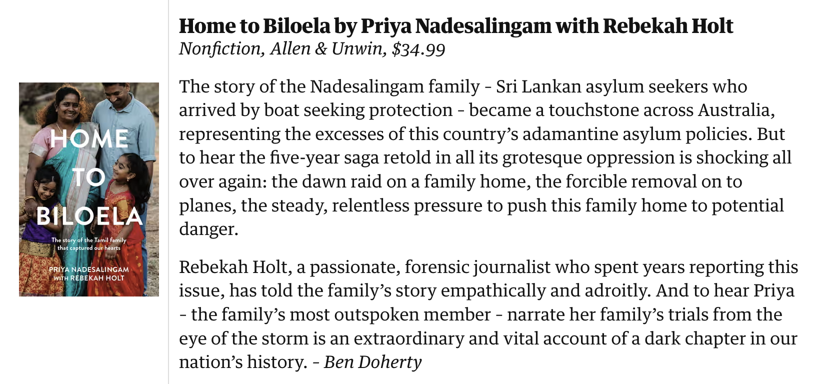 Best Books of October in The Guardian