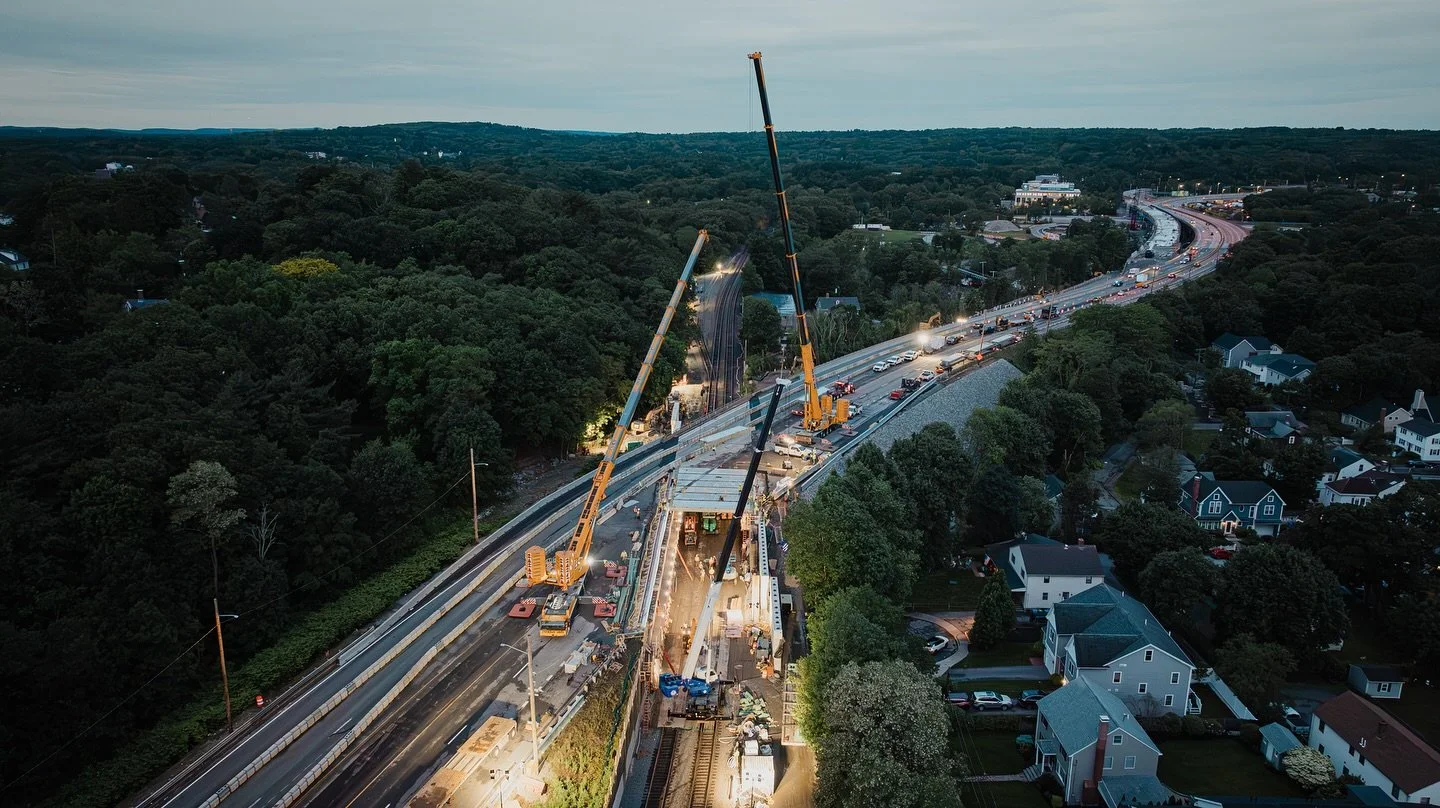 One month, two long weekends, two bridge replacements. 

The @spsneinc and @thebiggreenw and @massdot worked tirelessly to not only meet the deadline but to be ahead of it. 

A project like this is a combination of technical skills, organization and 