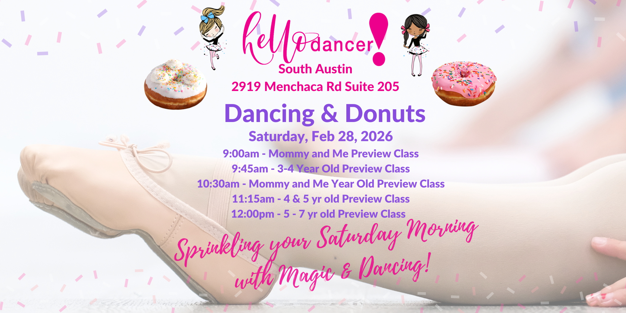 Dancing and Donuts South Austin Trial Dance Classes