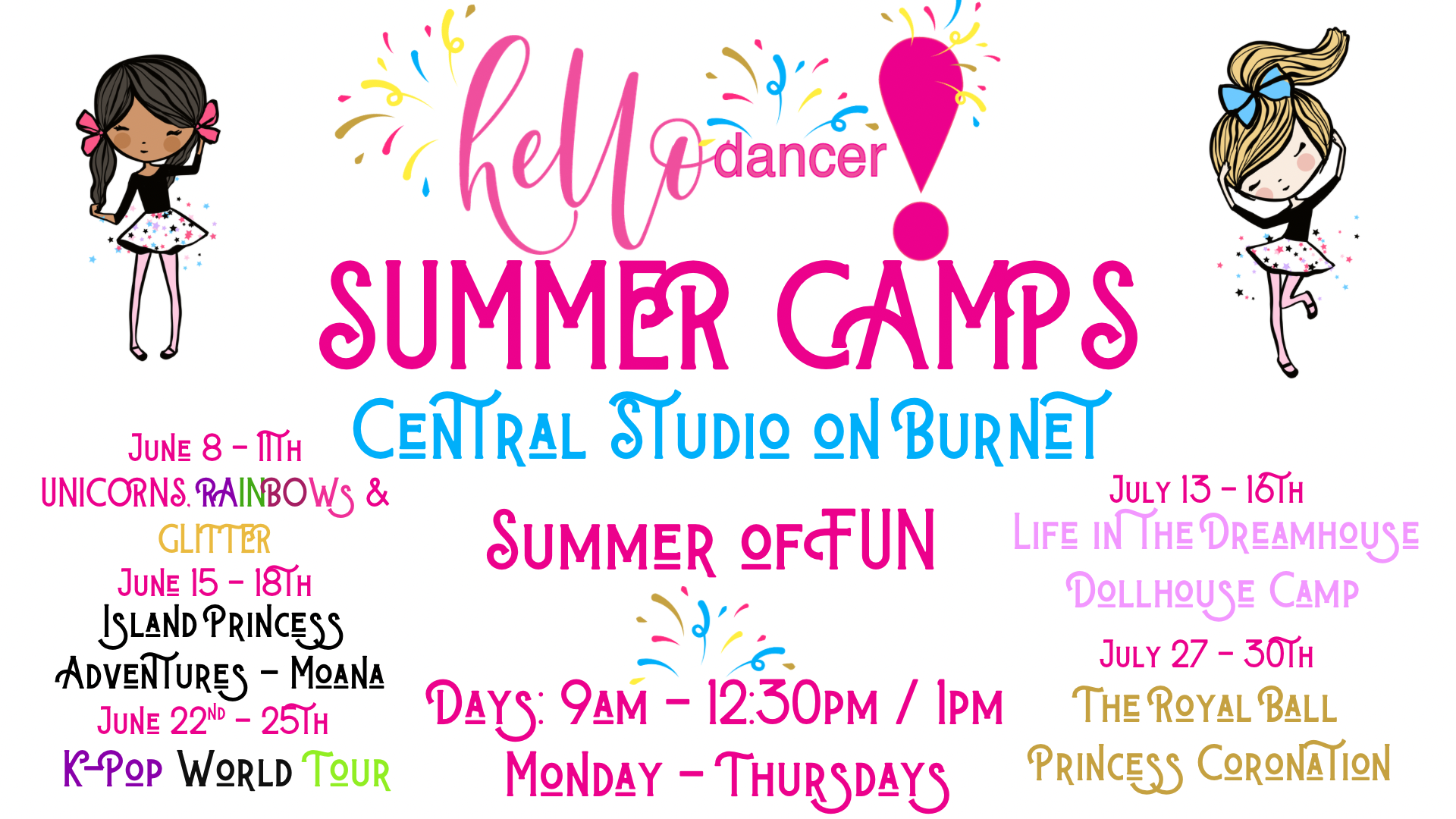 Summer Camps at Hello Dancer