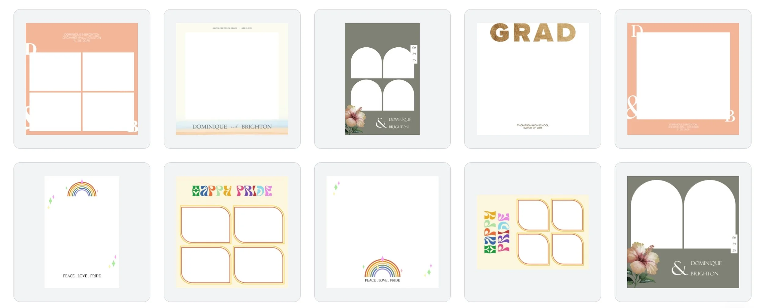 Custom Templates