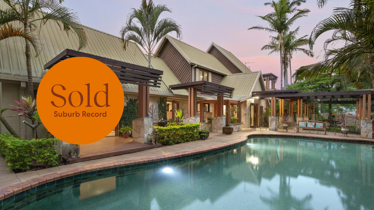 239 Simpsons Road, Elanora, Suburb Record. Real Estate Agent Billy Jaz. McGrath Palm Beach. Sold Sticker on Front Facade Image of Home.