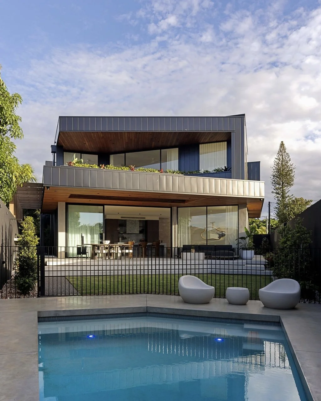 Architectural residence at 5 Friske Place, Palm Beach