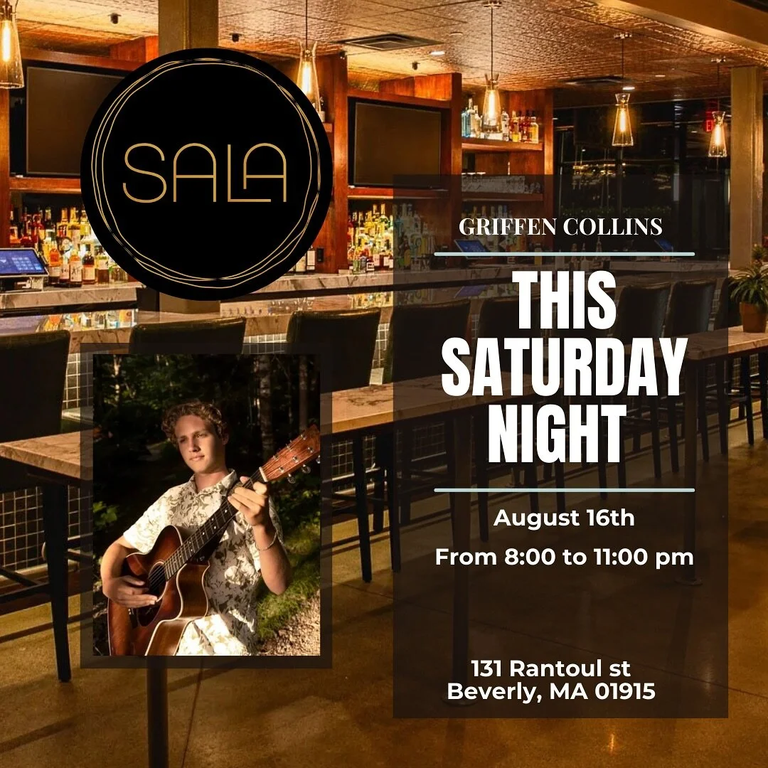 Griffen Colens is playing this Saturday (Aug 16) from 8&ndash;11pm! Stop by for good vibes + live tunes 🎸🔥