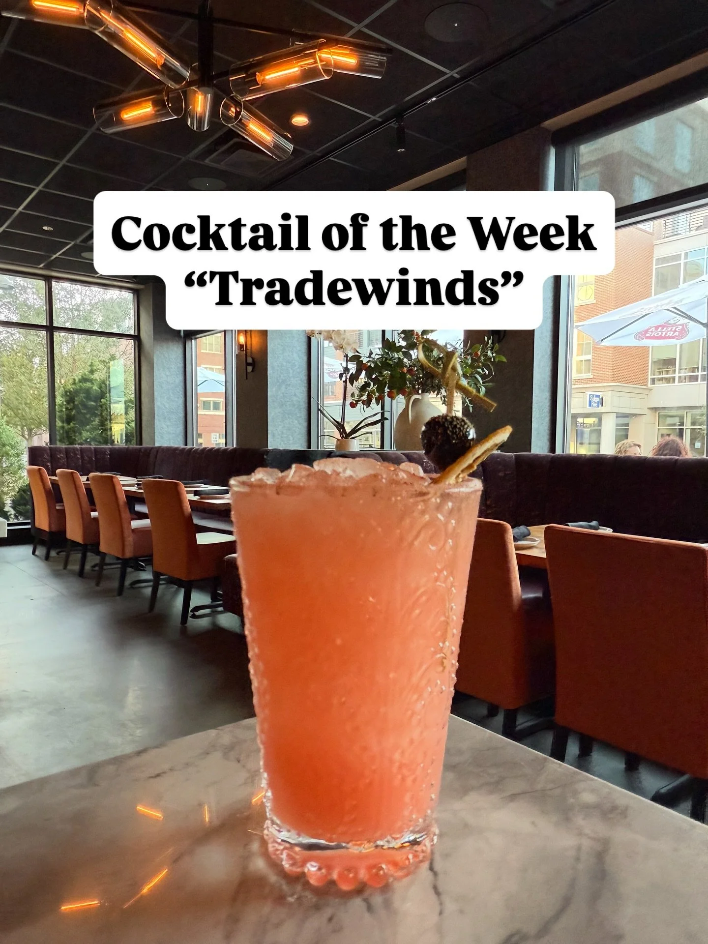 ✨ Cocktail of the Week: Tradewinds ✨
A smooth island escape in a glass &mdash; Deacon Giles Rum, Cr&egrave;me de Noyaux, Cream of Coconut, and a touch of lemon, finished with freshly grated nutmeg.
Creamy, nutty, and perfectly tropical 🌴🥥🍋

#SalaR