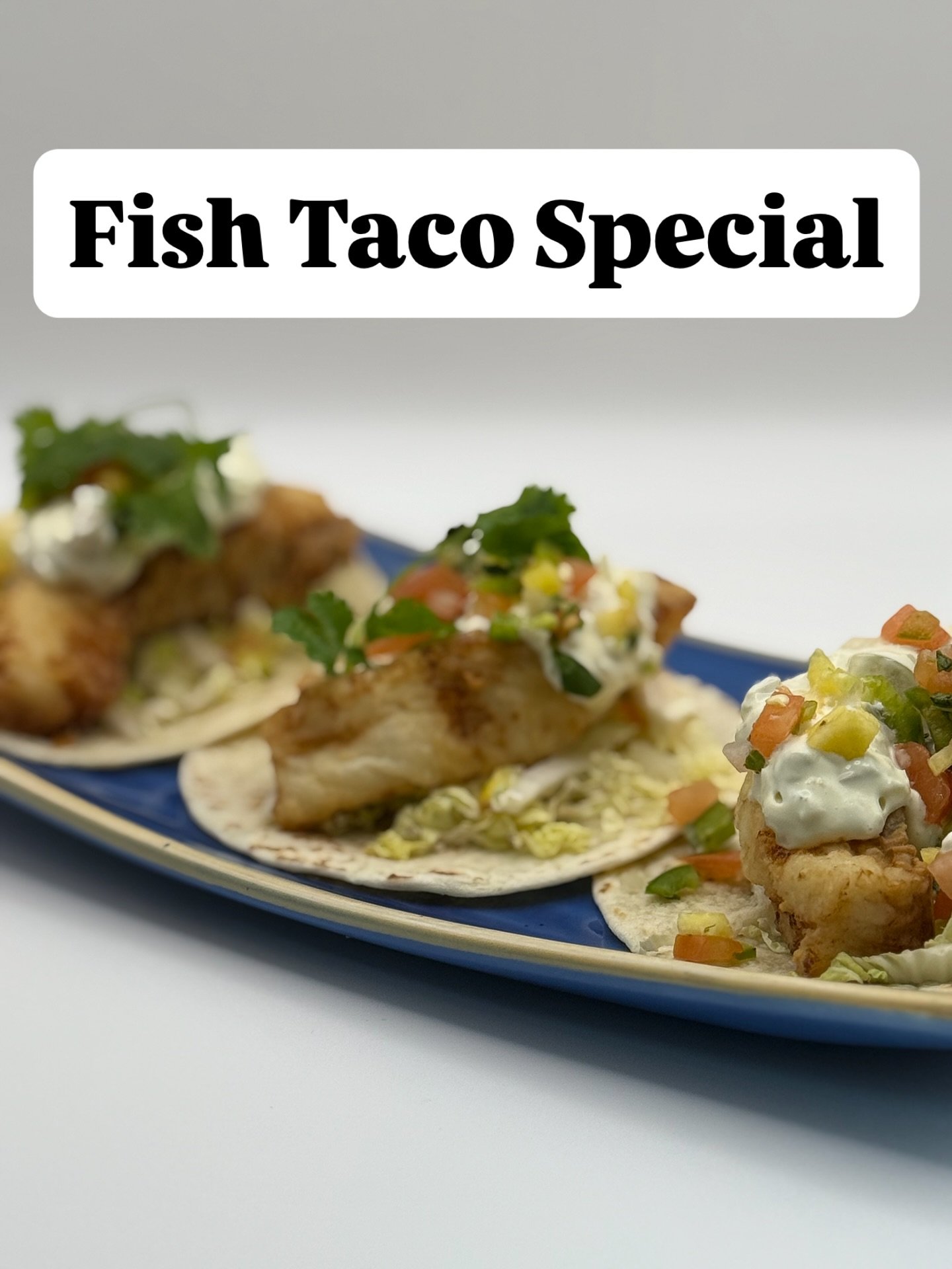 Crispy, fresh, and full of flavor 🌮✨ Our Fish Taco hits the perfect balance &mdash; golden fried cod, crunchy cabbage, house tartar, pico de gallo, and a sprinkle of cilantro. Flavor that always feels fresh!