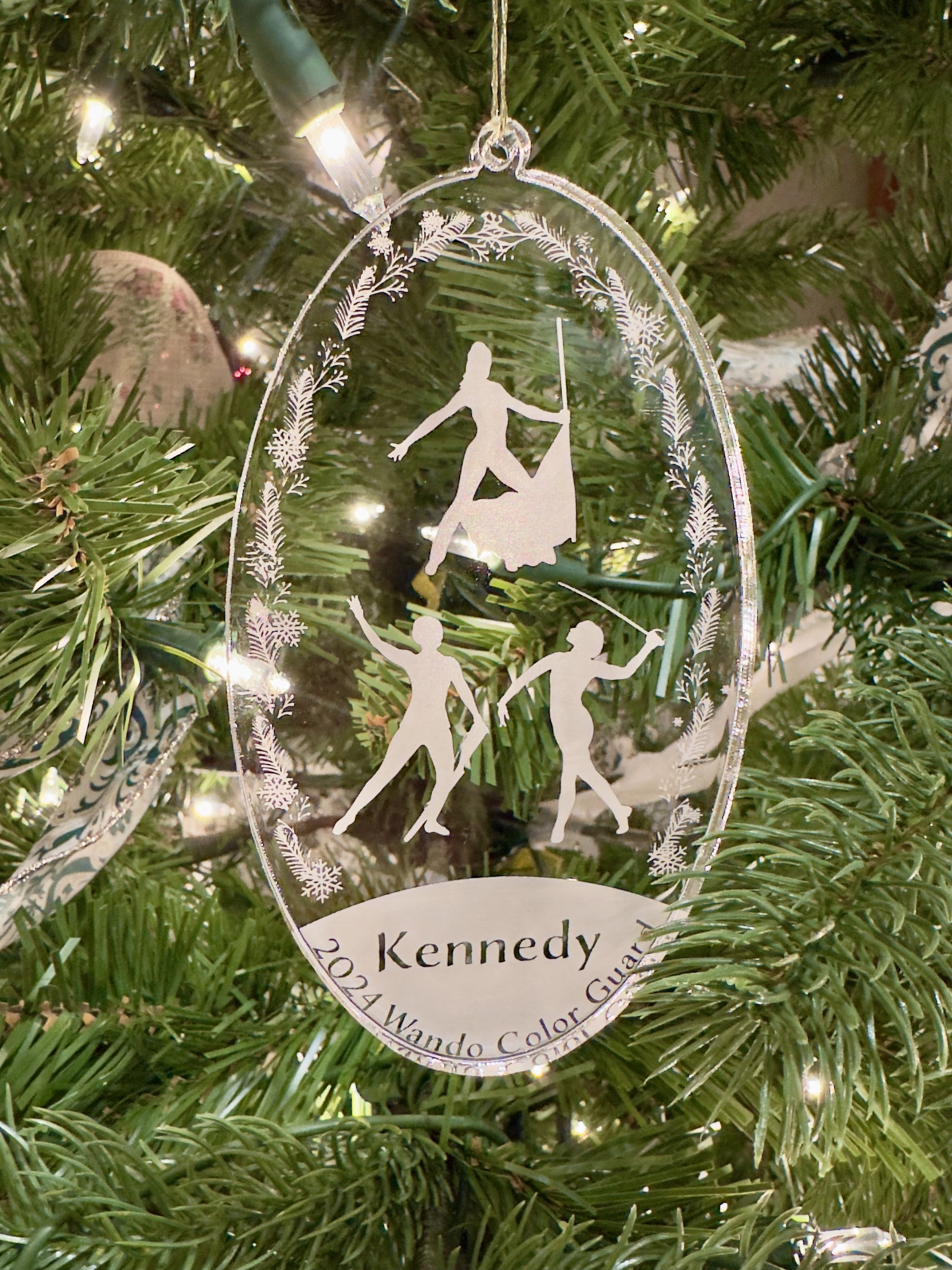 Wando Color Guard 2024 Ornament