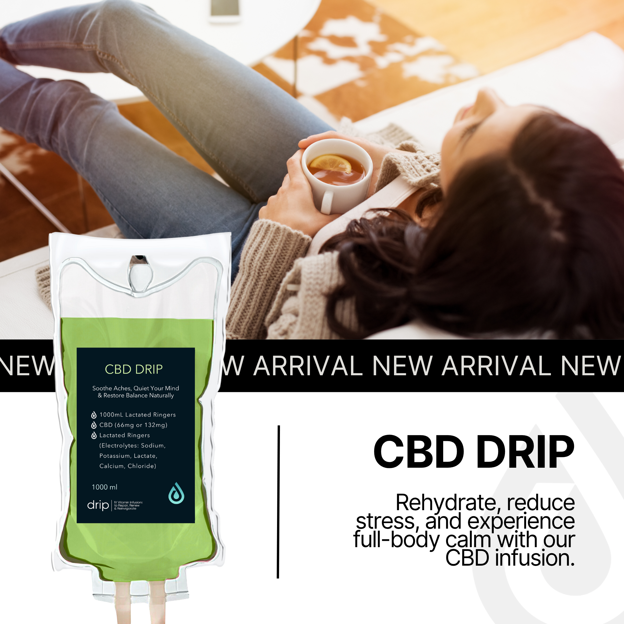 New at Drip: The CBD Drip for Relief and Relaxation, Naturally