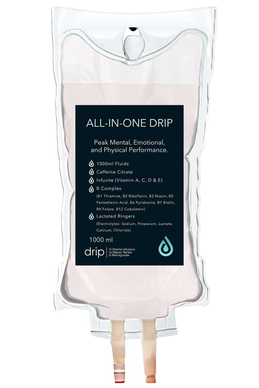 100 Drip All-In-One IV Drip | Energy, Focus & Performance | Drip Trussville ...