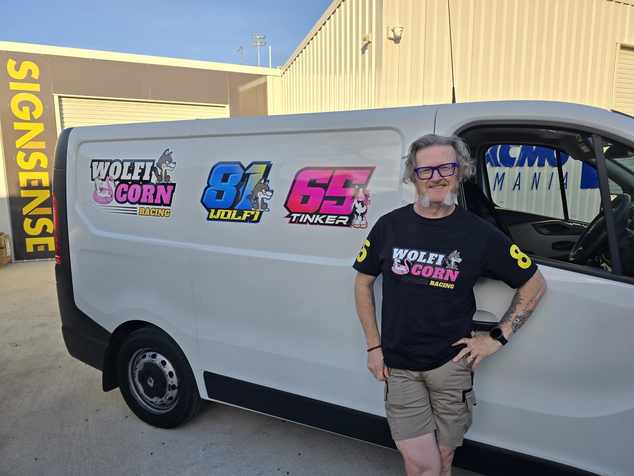 🚀 Check out our latest work at Signsense! 🚀

We recently had the pleasure of creating these awesome printed vinyl racing graphics for our friends at WolfiCorn Racing. Their vans look ready to hit the track with these vibrant and dynamic designs! 🏎