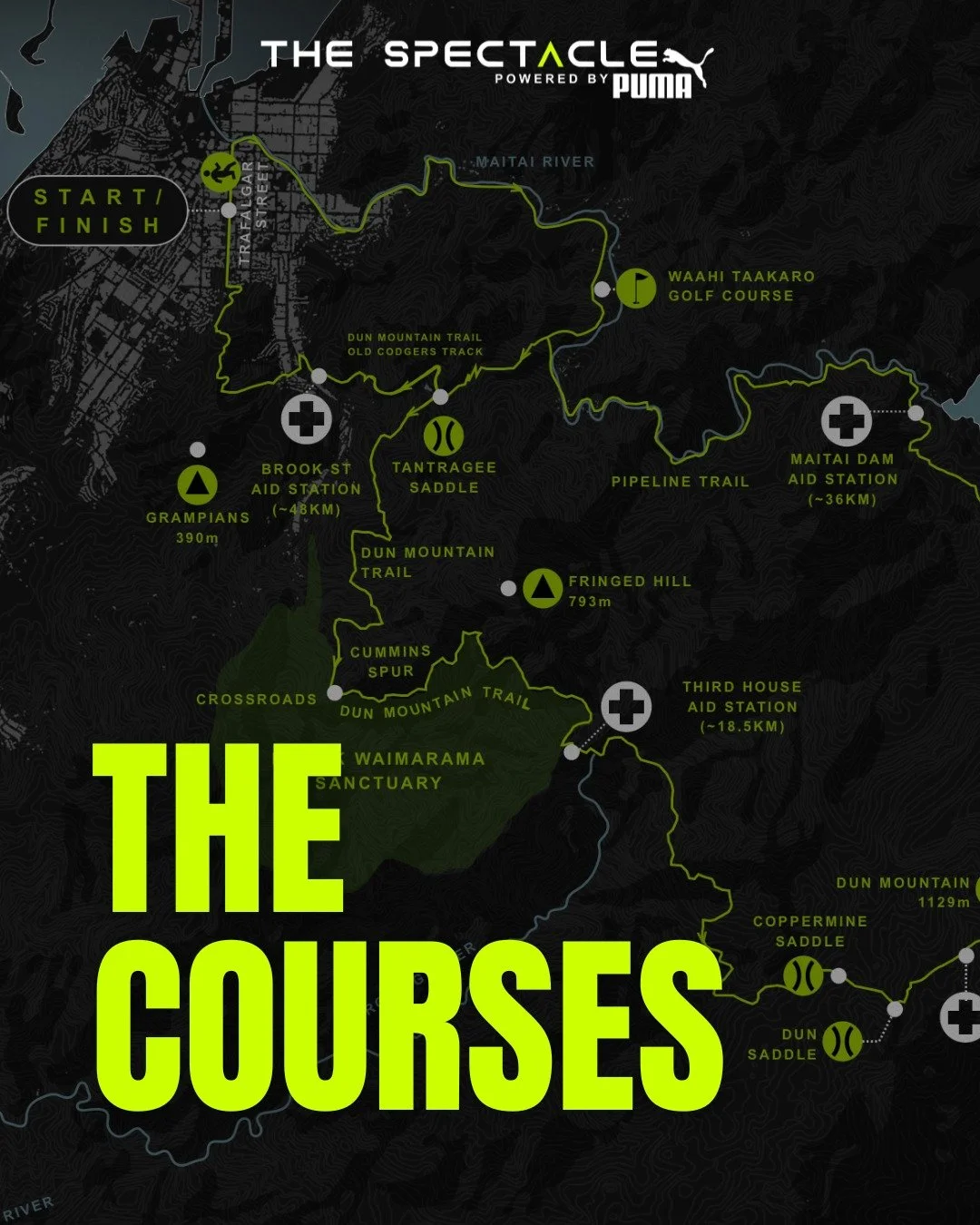 THE 2025 TRAIL COURSES ARE HERE!!

This year, all trail events will start in the heart of Nelson&rsquo;s CBD, head down Trafalgar Street, and link with the Maitai River Trail before heading into the hills - the perfect showcase of just how close our 