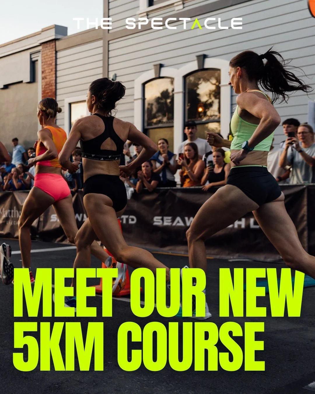 The Spectacle 5km course has had a serious upgrade! 🔥

We&rsquo;re stoked to announce that the 5km will now be made up of just two stunning loops through the CBD and along the Maitai River.

You&rsquo;ll still get the inner-city atmosphere you know 