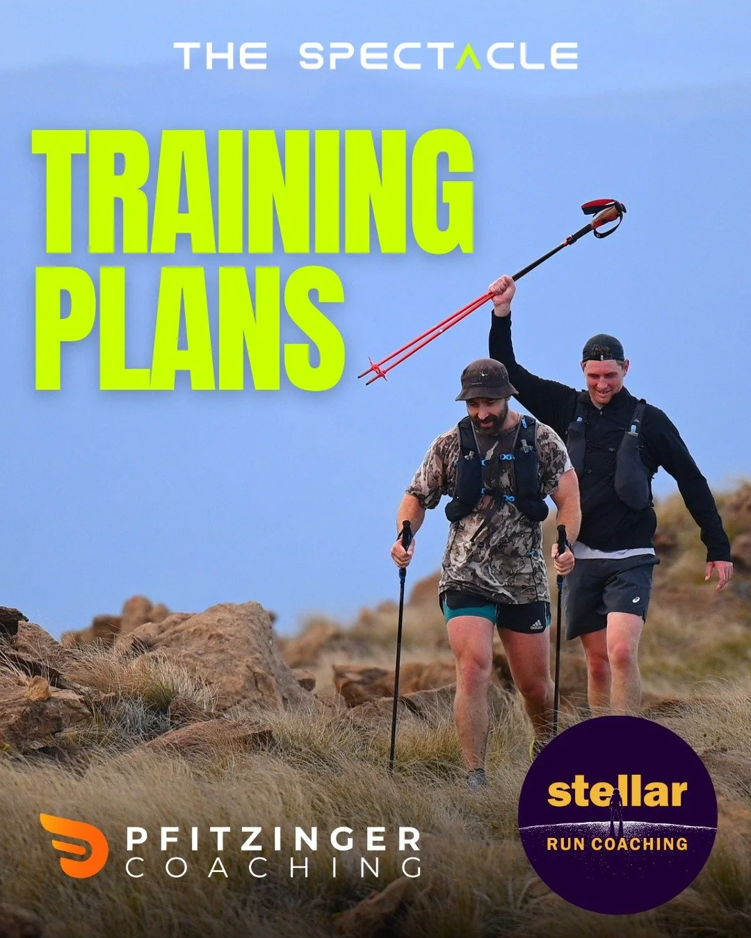 🏃&zwj;♀️Training plans are here!🏃&zwj;♂️

Want to feel prepared, confident and ready to make the most of your Spectacle weekend? 

We&rsquo;ve teamed up with Pete Pfitzinger and Ali Pottinger to bring you free 11-week training plans to help you get