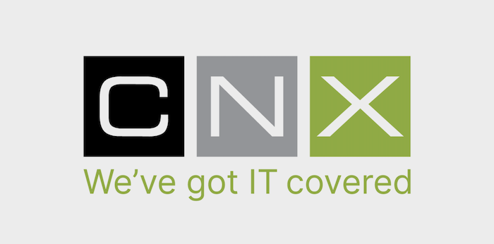 Logo with letters C, N, and X in colored squares and the tagline 'We've got IT covered' beneath.