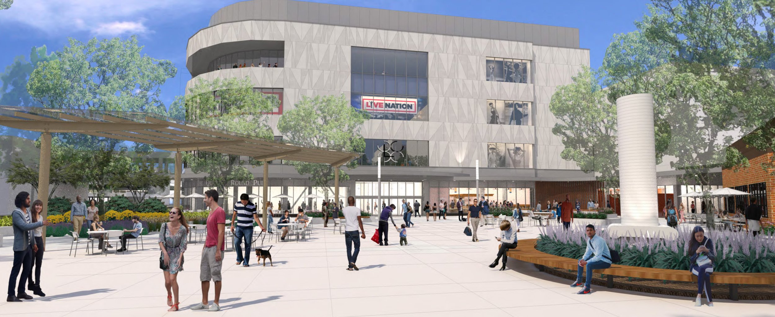 LLOYD CENTER : Plaza redesign to accommodate storm water management and revitalise surrounding area