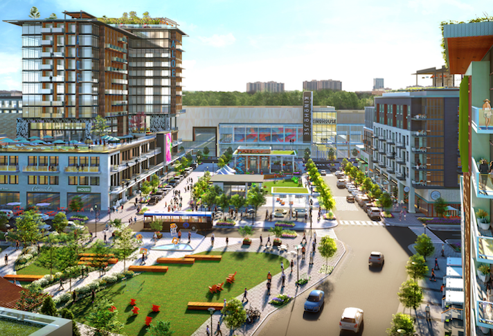 LANDMARK : Shopping mall conversion into diverse mixed-use neighbourhood