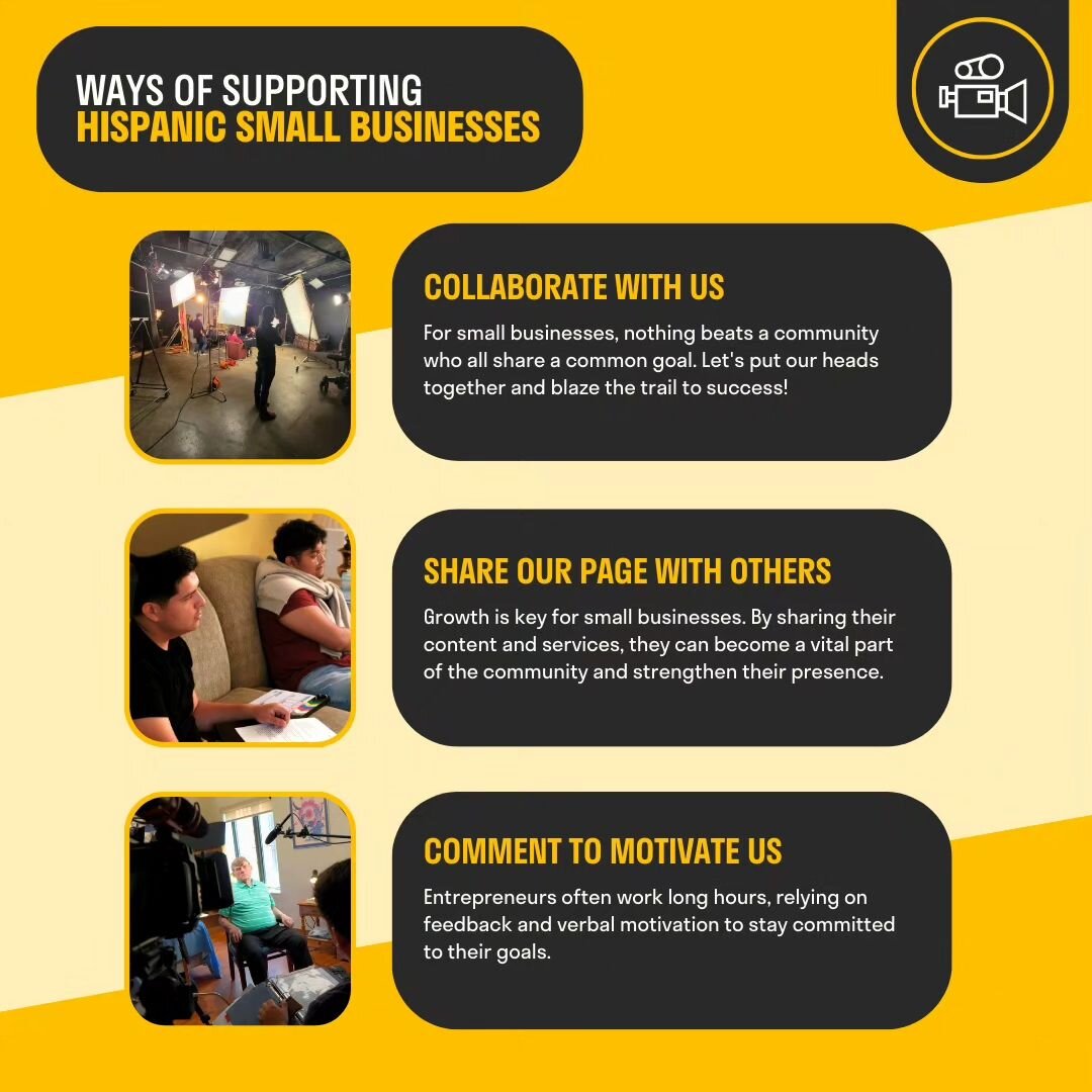 It's Hispanic Heritage Month, and this is a quick list of ways to support local Hispanic owned small businesses.

Let's work together to make a better Milwaukee!

#hispanicheritagemonth #hispanicvoices #Hispanic #hispanicsmallbusiness #videography #v