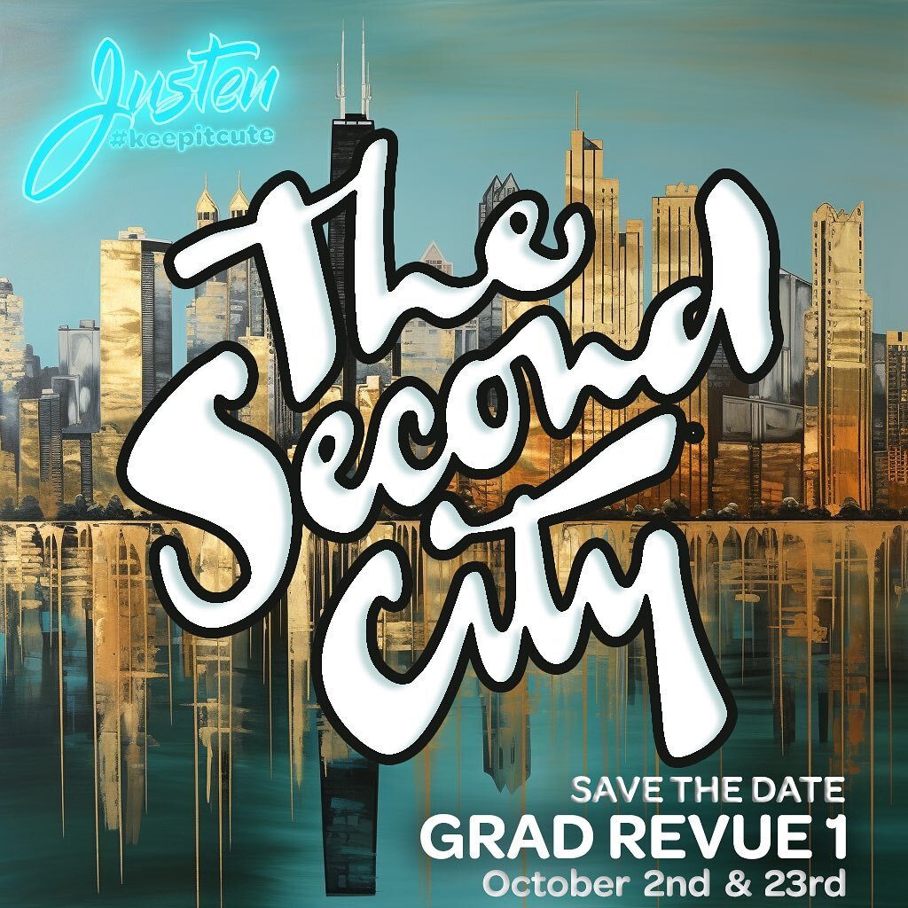 Your boy auditioned for Grad Revue at @TheSecondCity and got in! 🥳✨ I learned so much in the #Improv Conservatory at @SecondCityChiTC, hope to learn even more in Grad Revue 1 and put on two great shows for you in October!  Please Save the Dates 🤩✨#