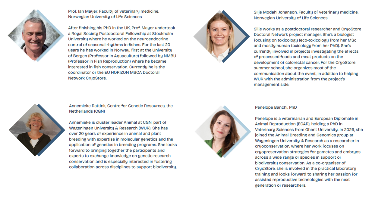 Meet the organizers of the CryoStore Training School