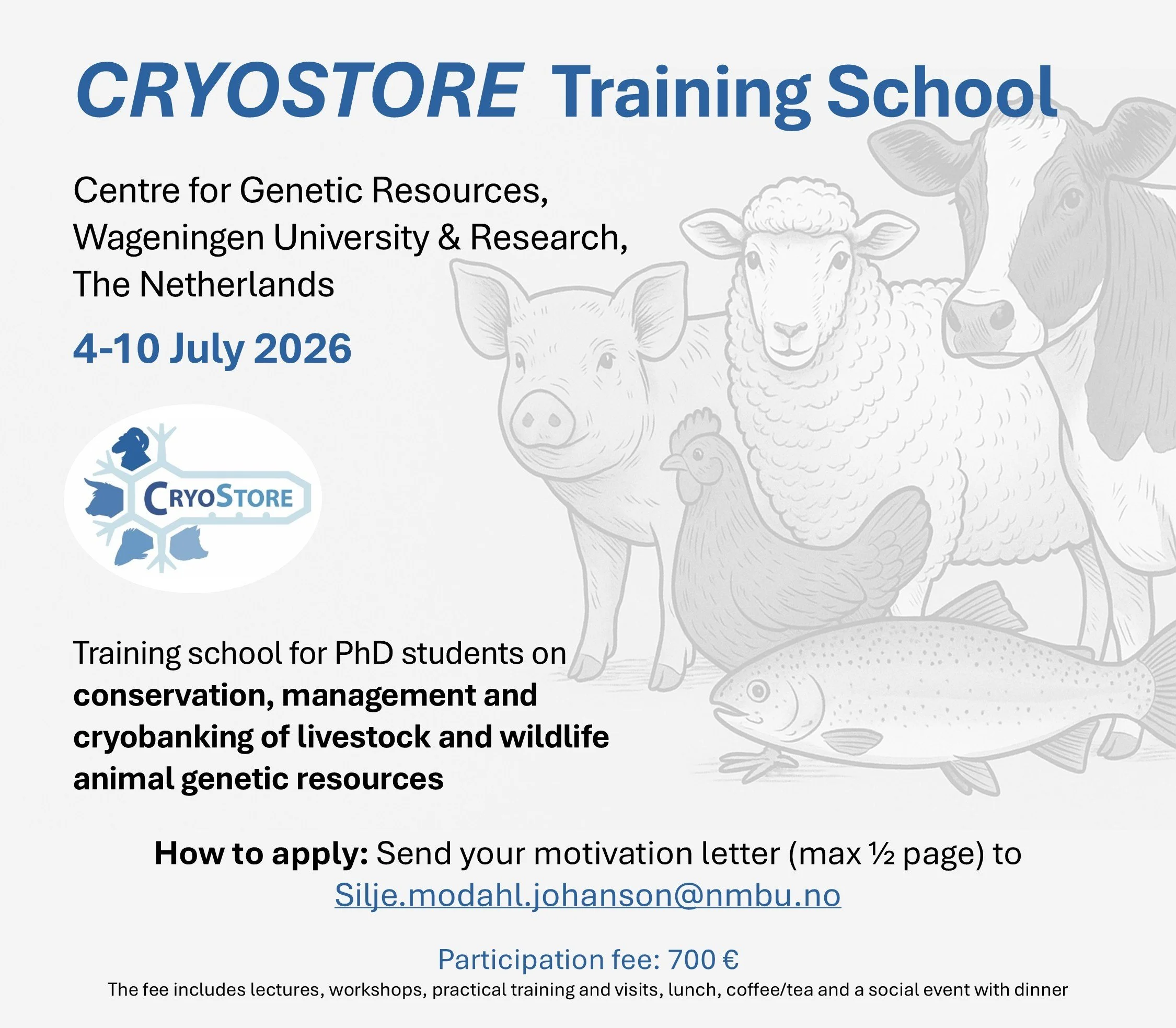 Join the Third CryoStore Training School