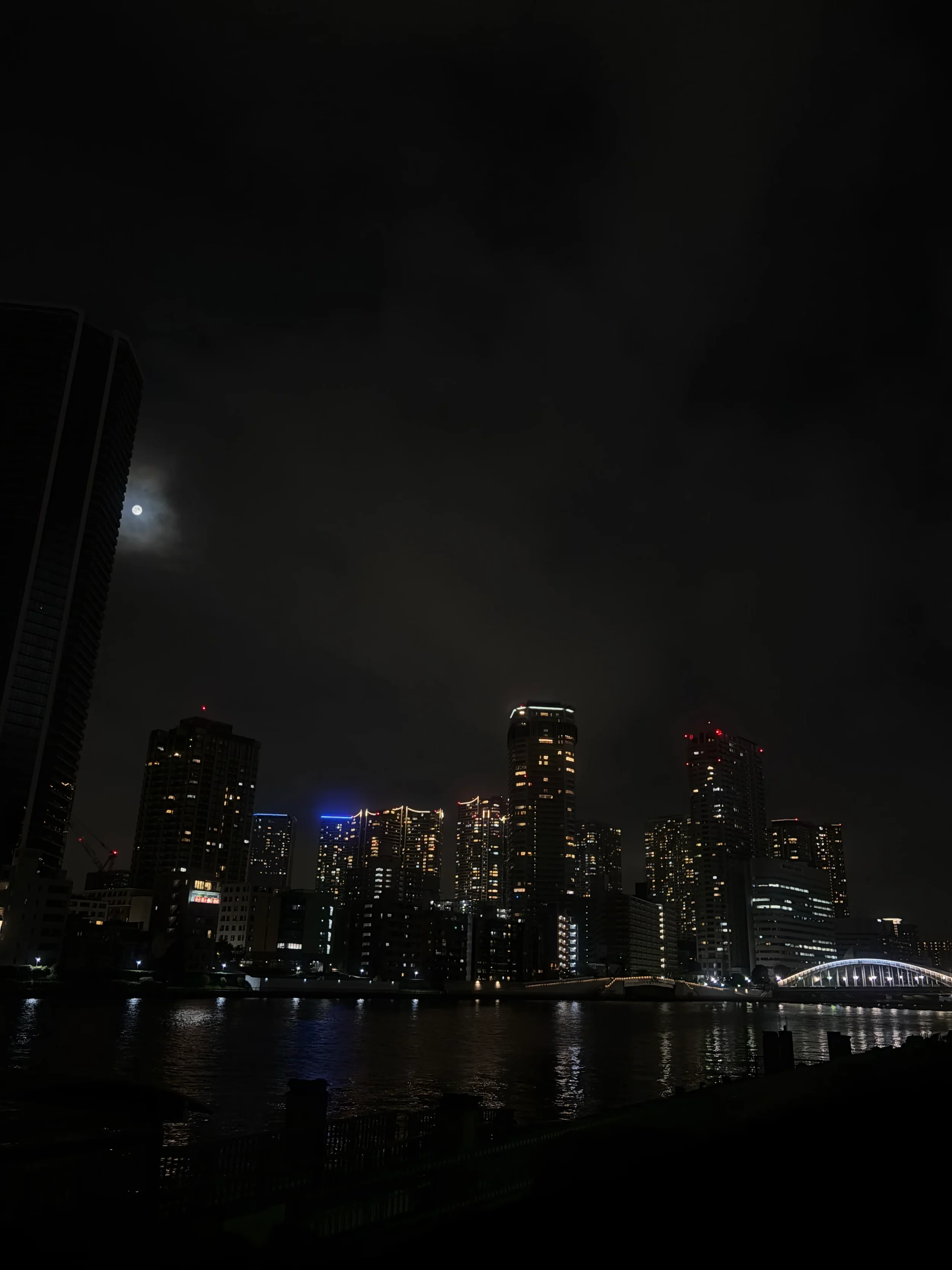 Night view at Tokyo Bay