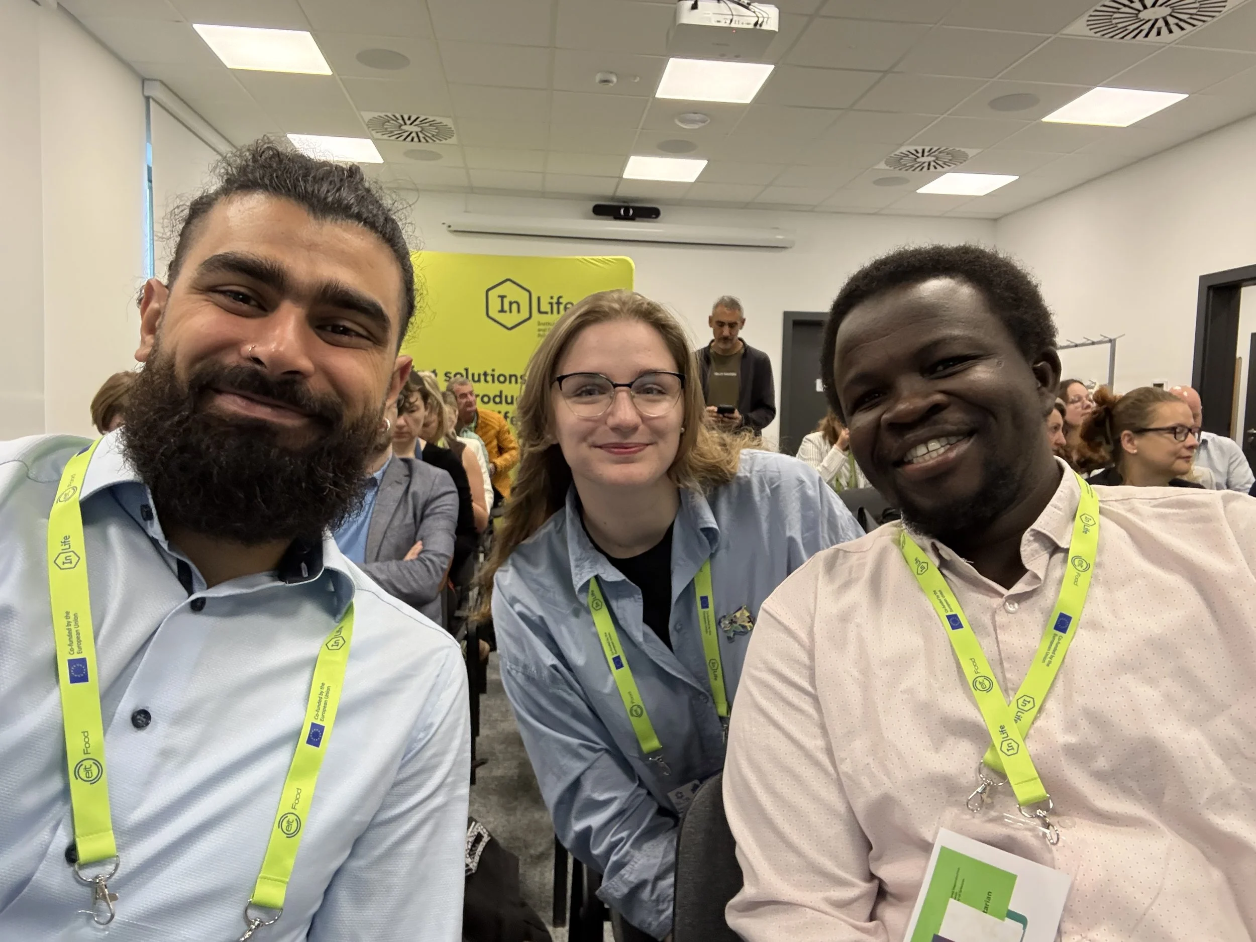 Oleksandra Hubenia and Abdul-Rashid Iddi at SLTB2025