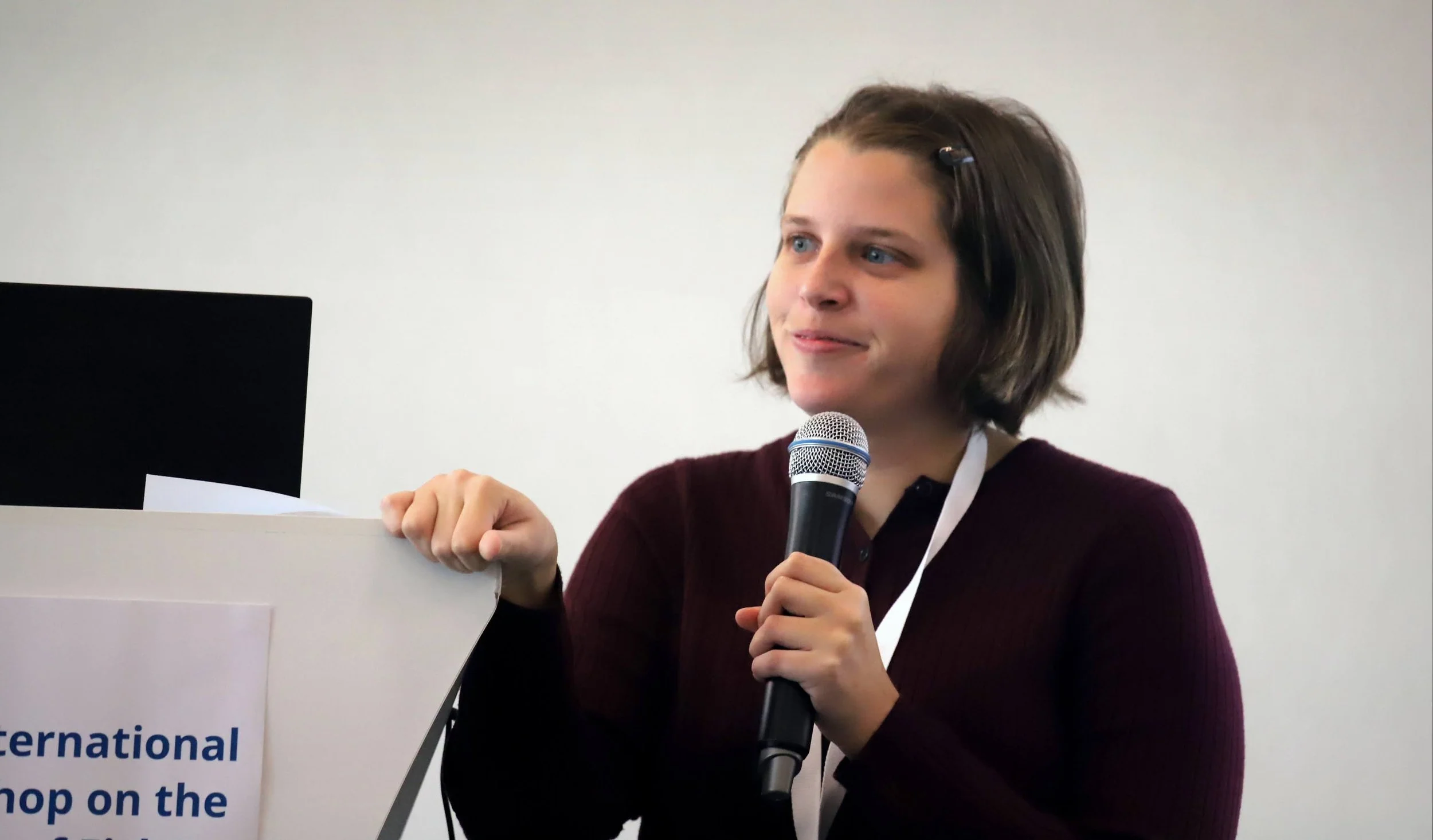 Mafalda Almeida at the 10th International Workshop on the Biology of Fish Gametes