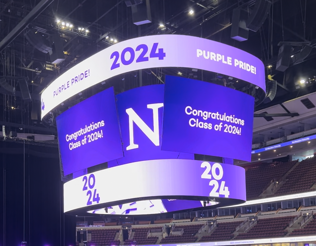 Northwestern Commencement at the United Center