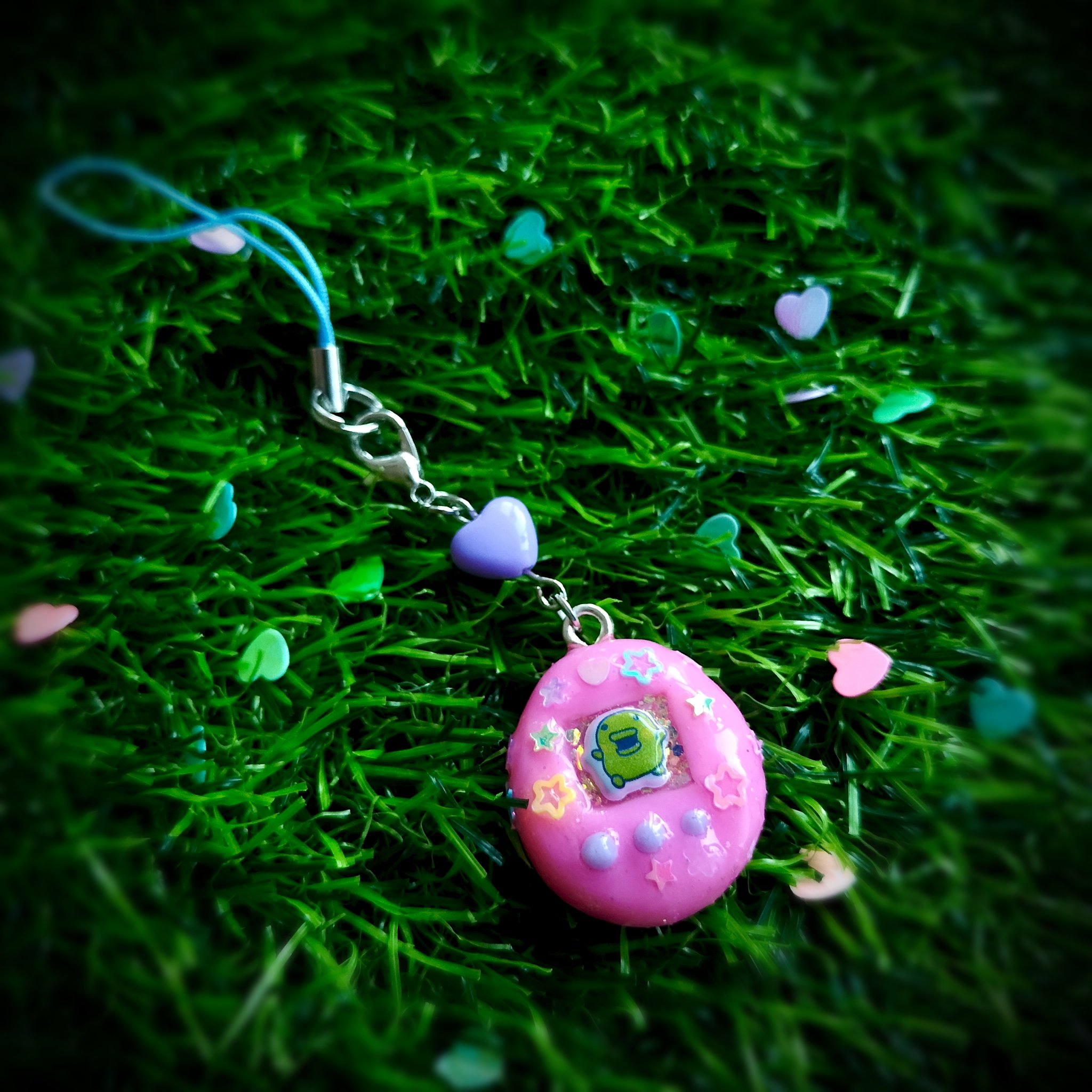 Handmade Tamagotchi charm