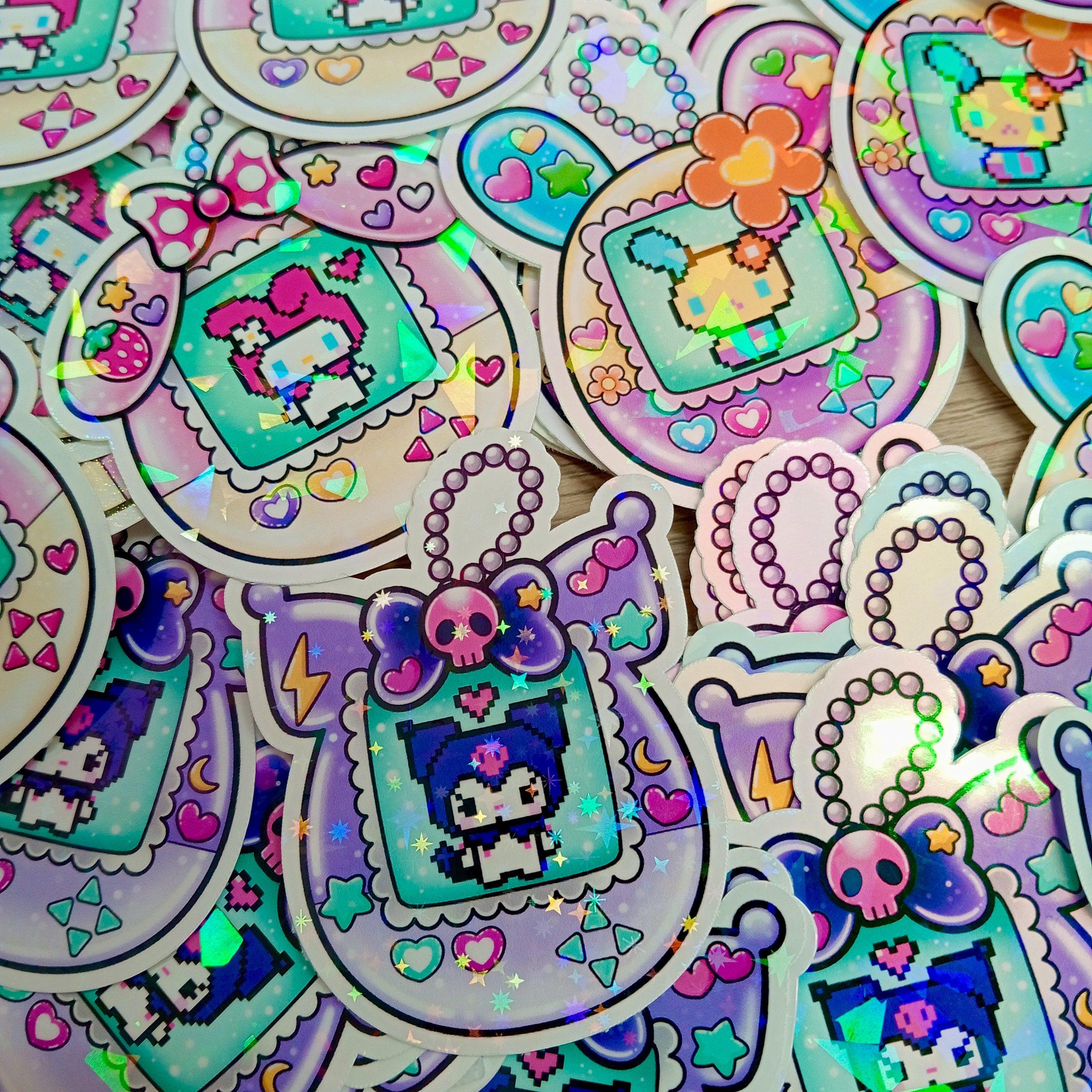 Sanrio X Tamagotchi stickers