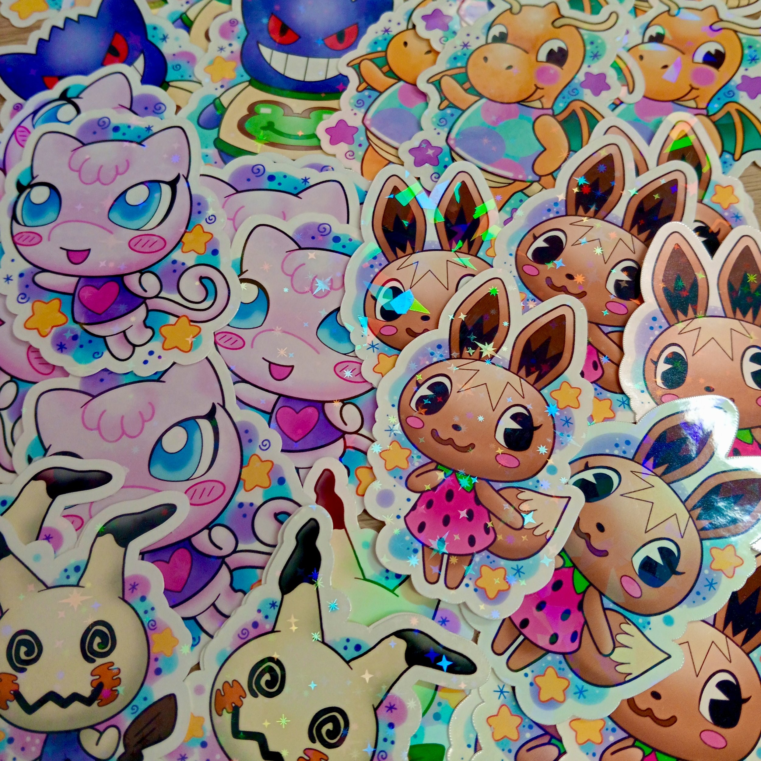 Animal Crossing X Pokemon stickers