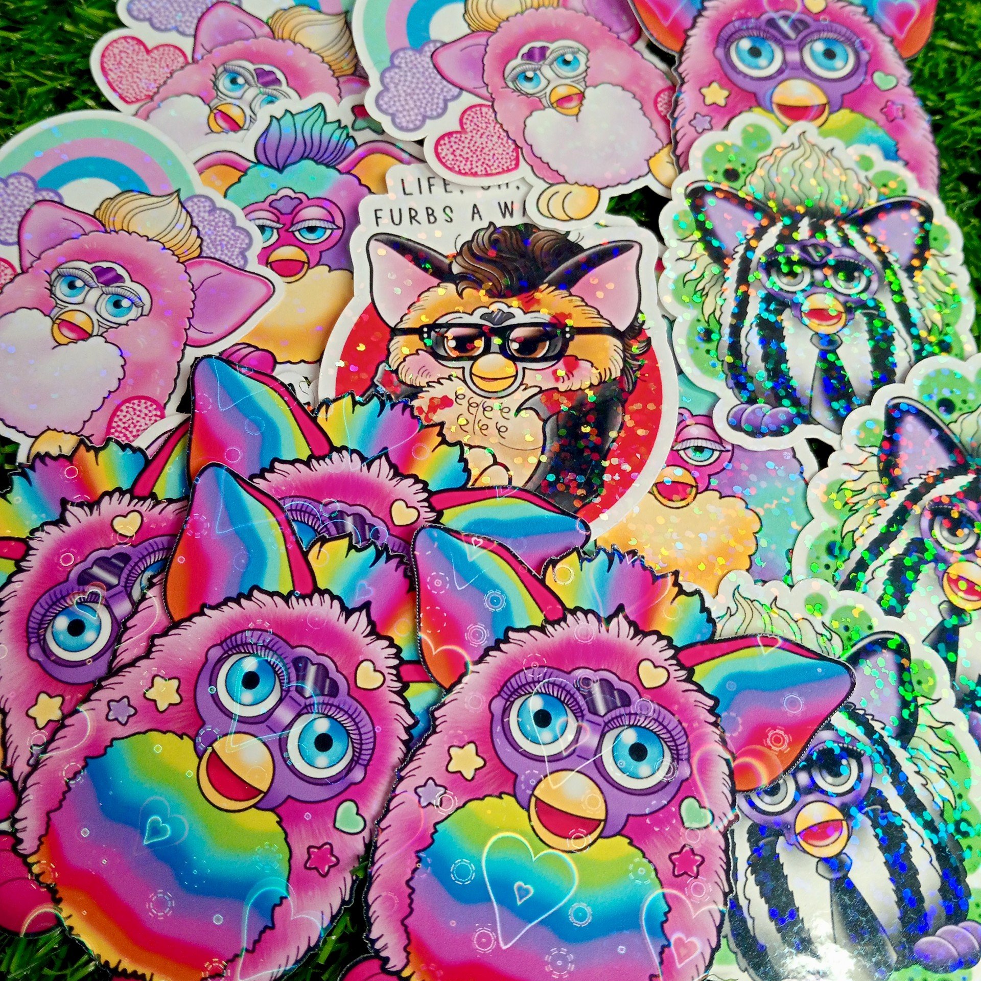 Furby stickers