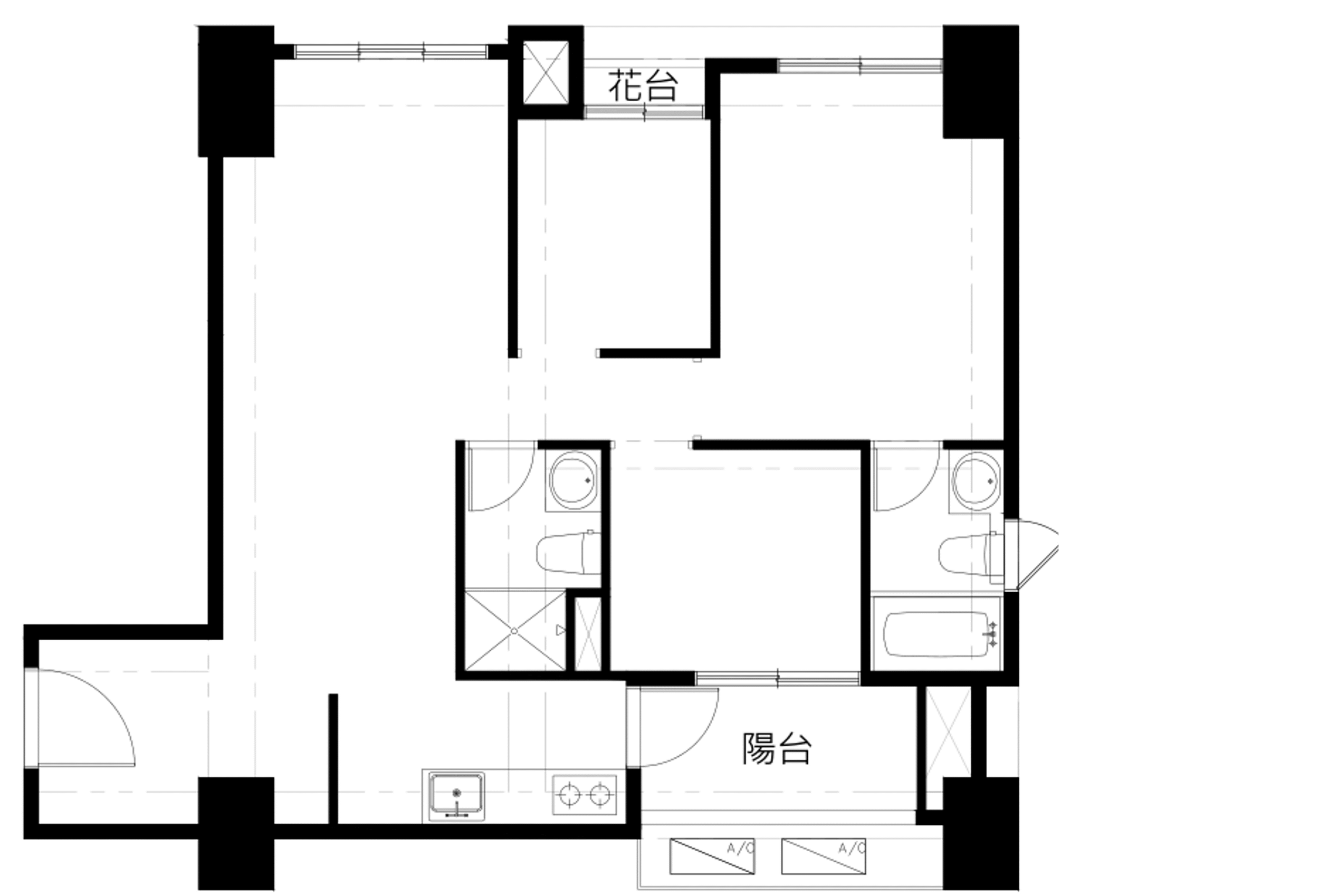 皇普元首之道原始格局平面圖