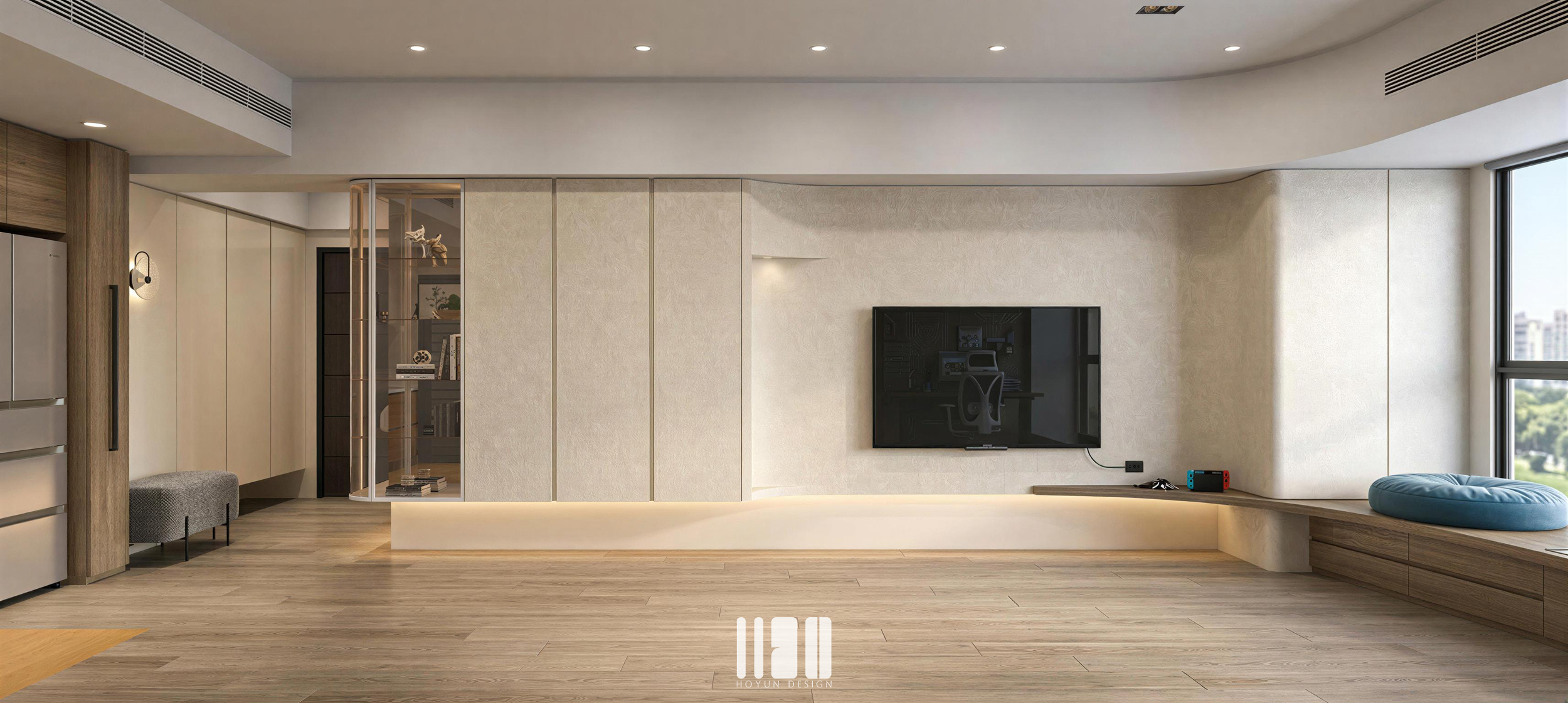 桃園青埔皇普元首之道客廳室內設計